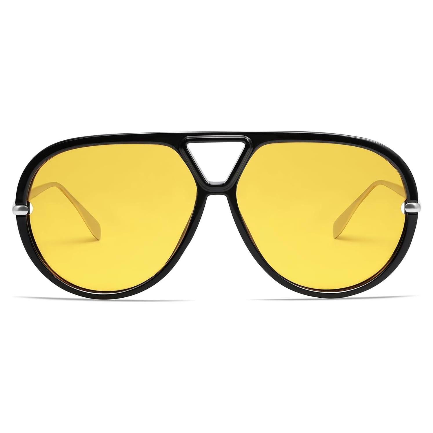 Gafas de sol aviador VANLINKER polarizadas retro grandes