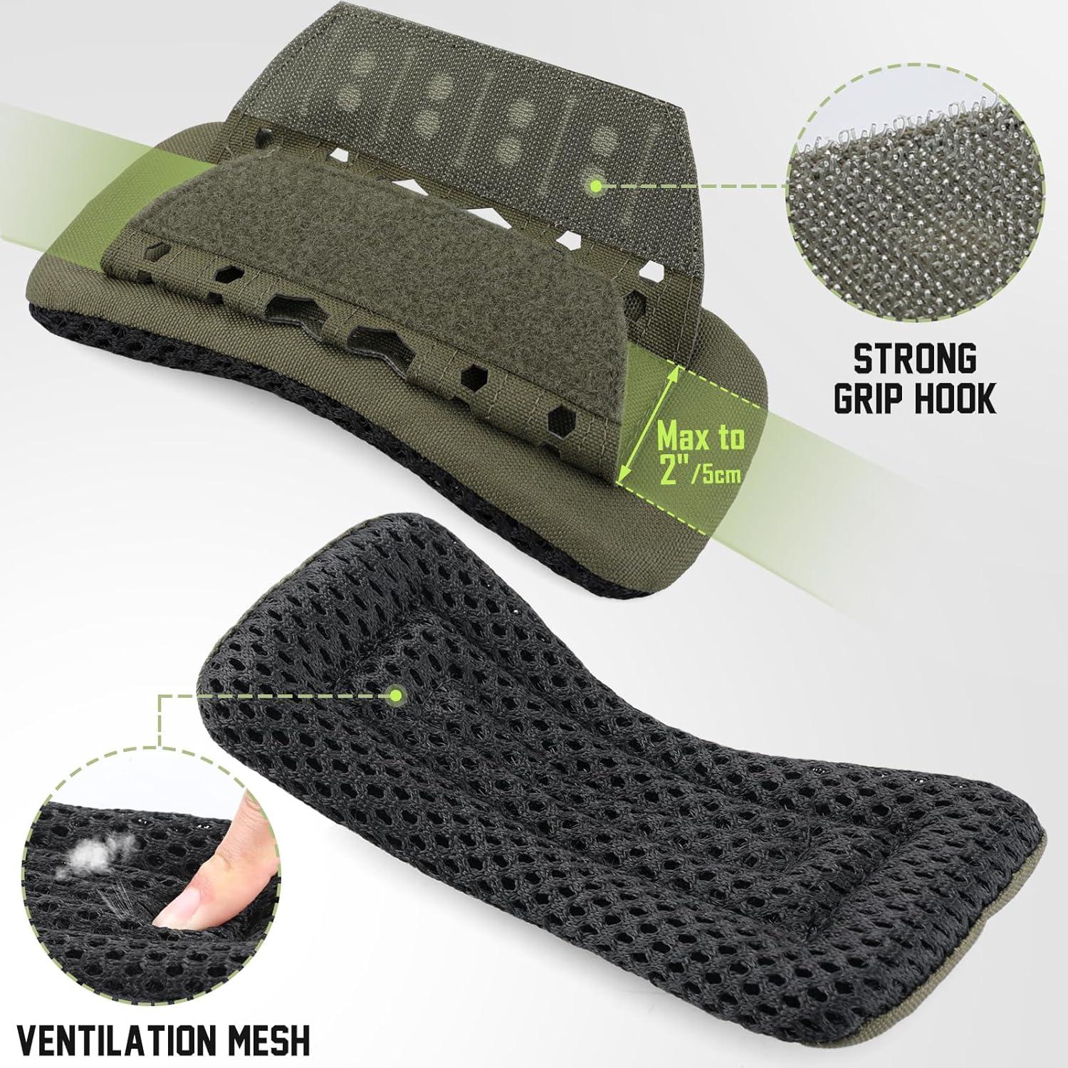 Almohadilla de Correa para Hombro WYNEX Verde Militar 2 Piezas