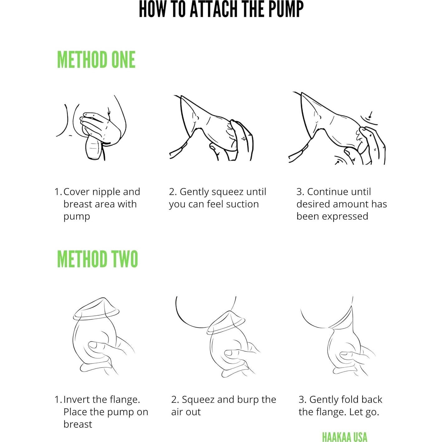 Bomba de Pecho Haakaa 150ml Silicona Grado Alimenticio BPA Free