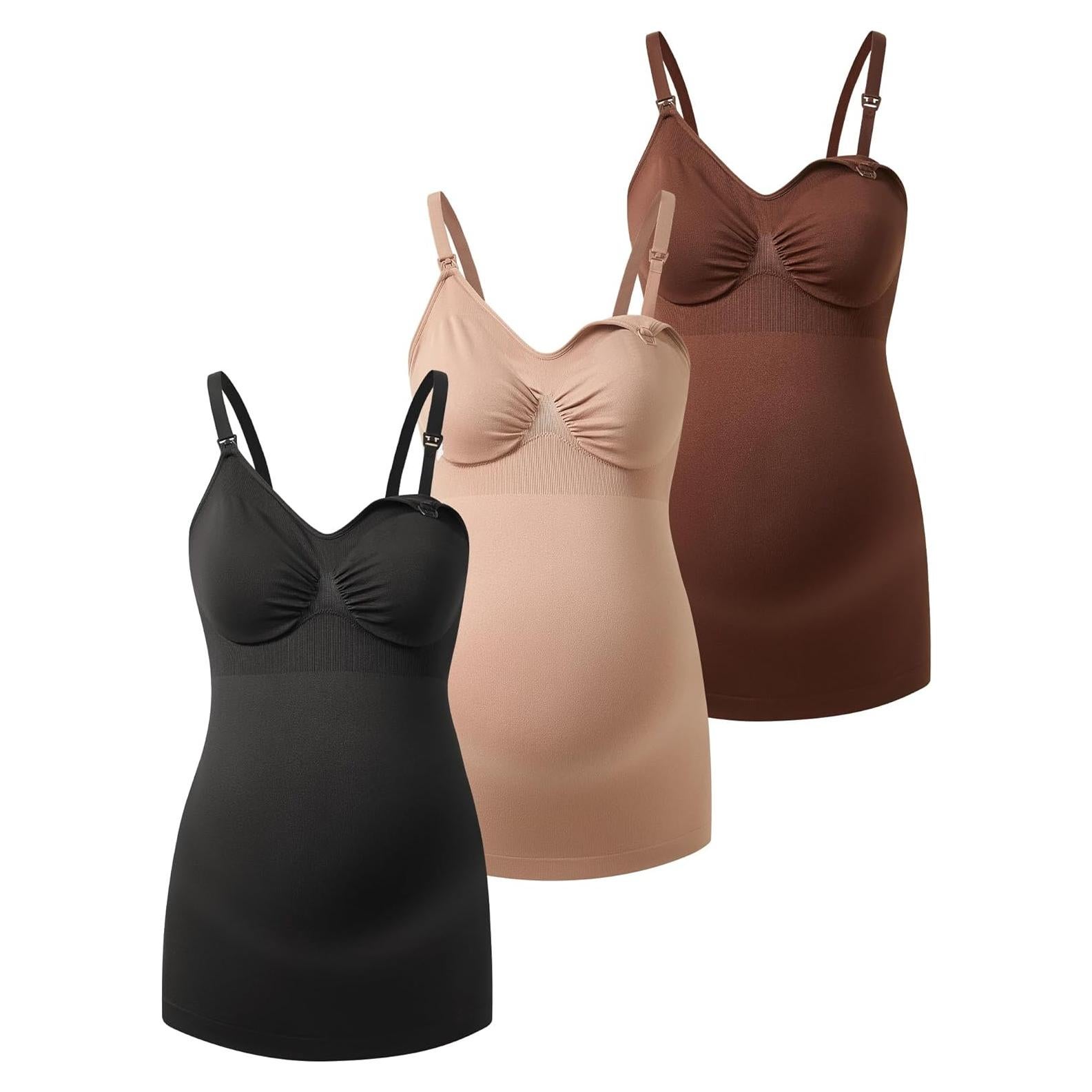 Camiseta de Lactancia HOFISH Sin Relleno X-Large Negra