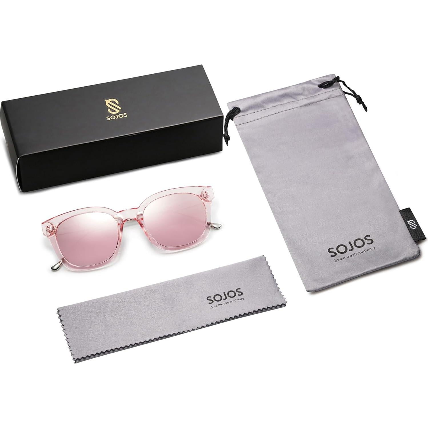 Gafas de Sol SOJOS Cuadradas Polarizadas UV400 SJ2050