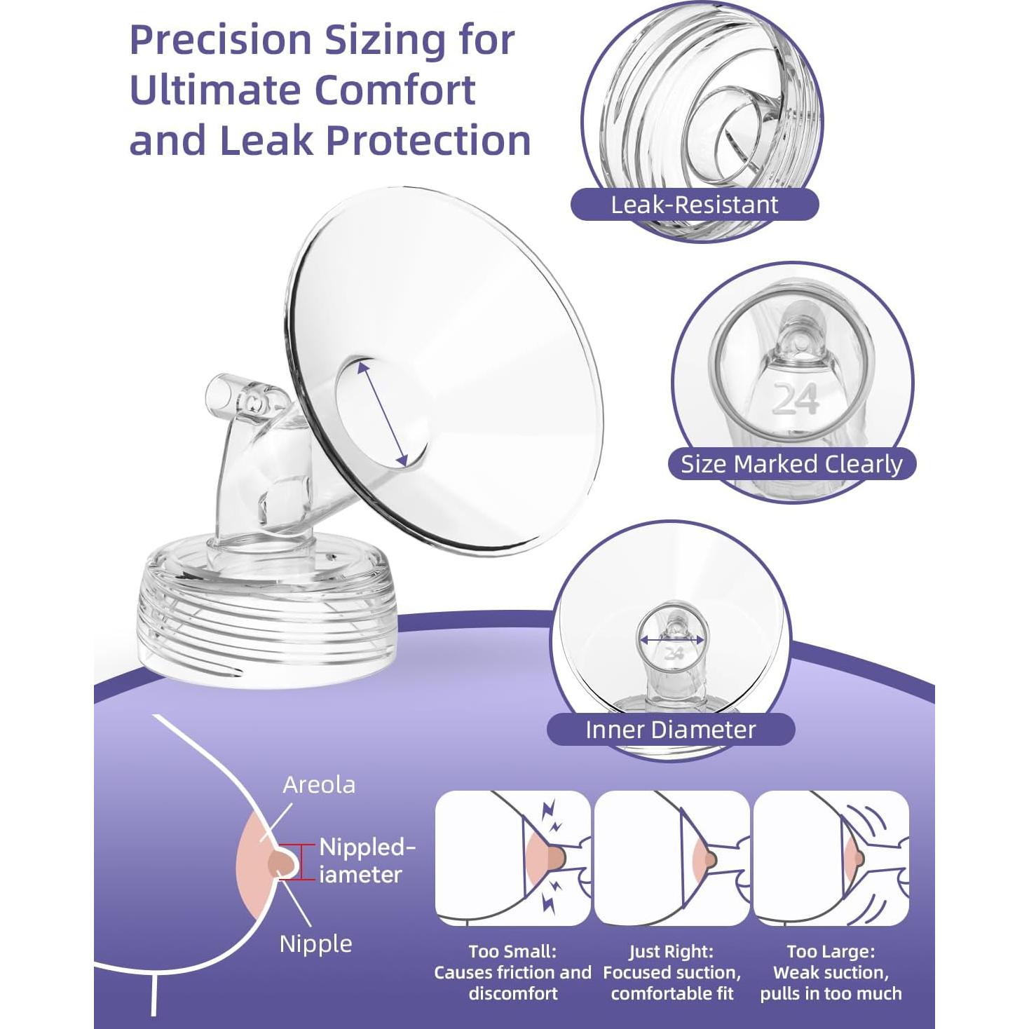 Kit de Reemplazo para Bomba Spectra S1 S2 24mm - 10 Piezas