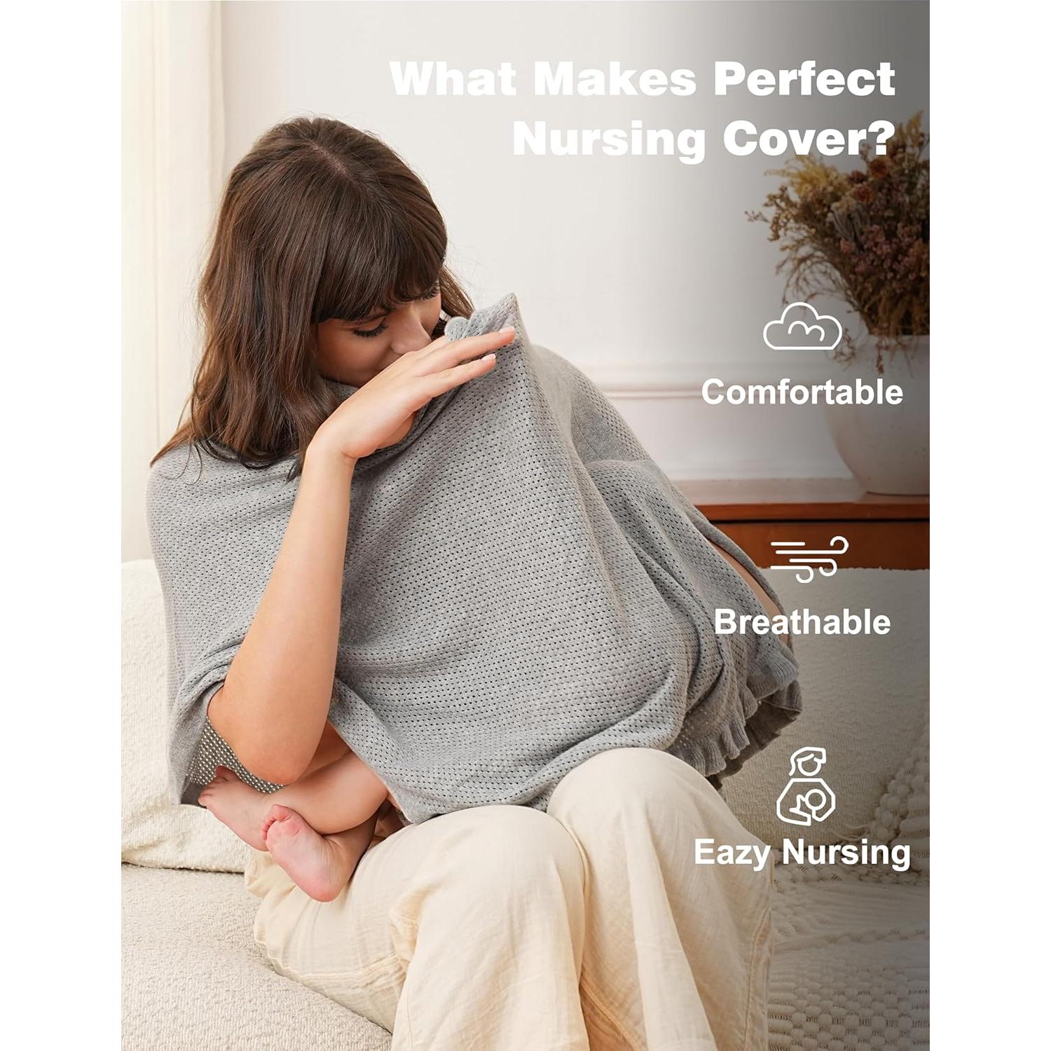 Cubierta de Lactancia ChouChouter Transpirable Multiuso 20.5x8.7cm