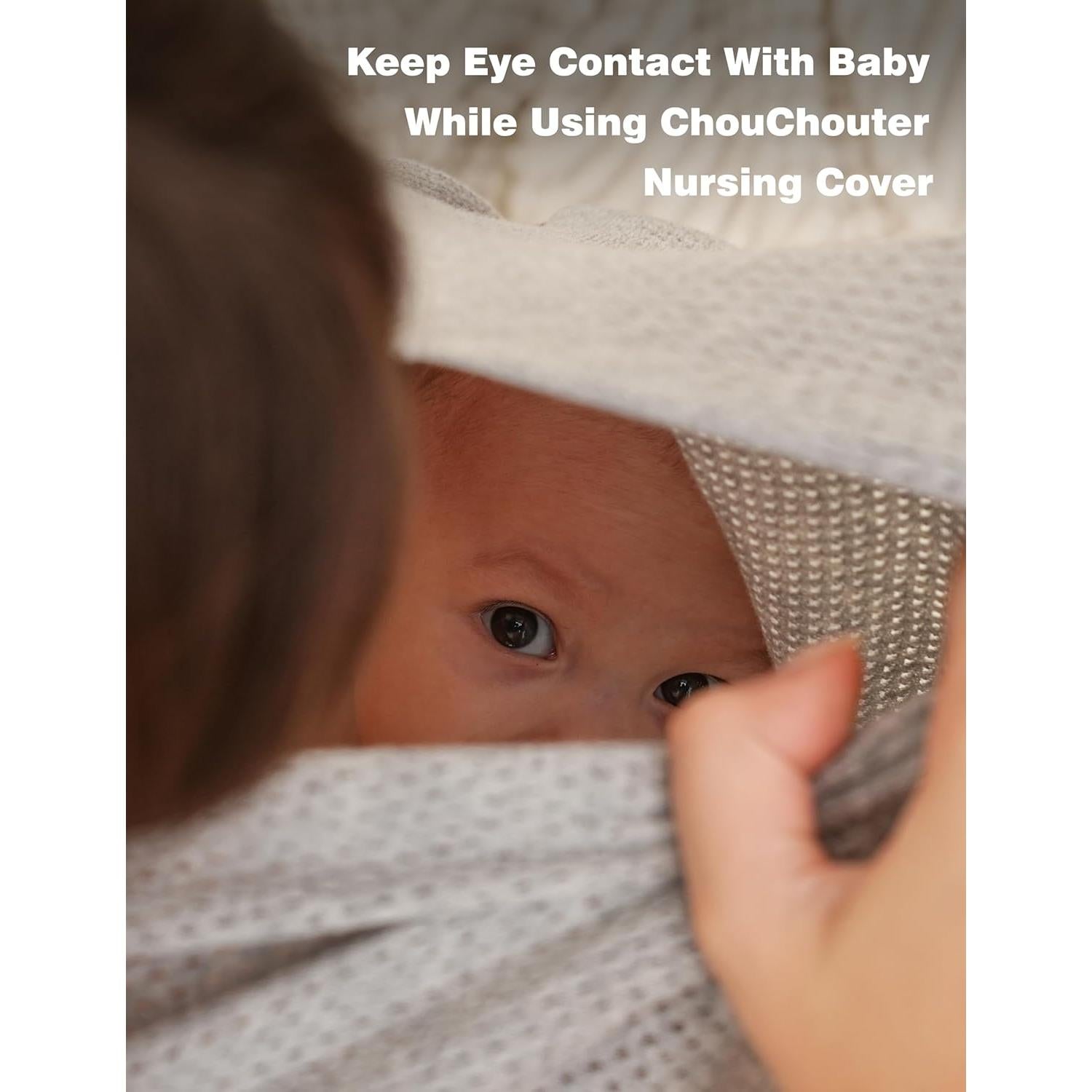 Cubierta de Lactancia ChouChouter Transpirable Multiuso 20.5x8.7cm