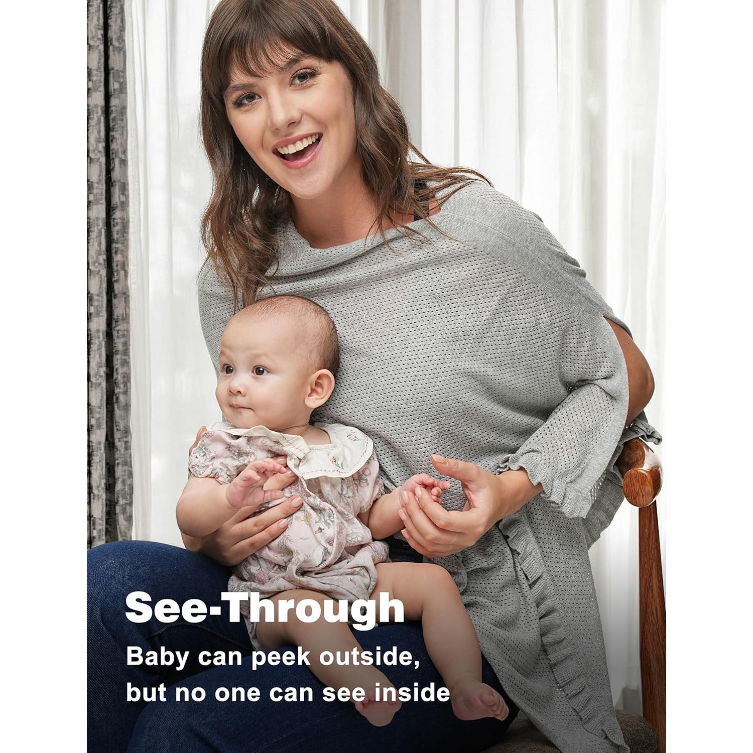 Cubierta de Lactancia ChouChouter Transpirable Multiuso 20.5x8.7cm