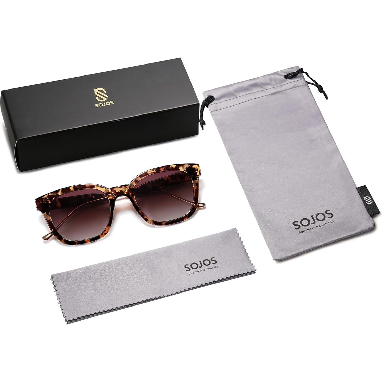 Gafas de Sol Polarizadas SOJOS SJ2050 Cuadradas UV400