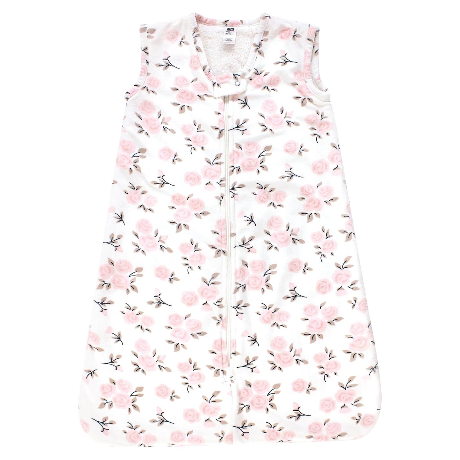 Saco de dormir de peluche Hudson Baby 6-12 meses Rosa Floral