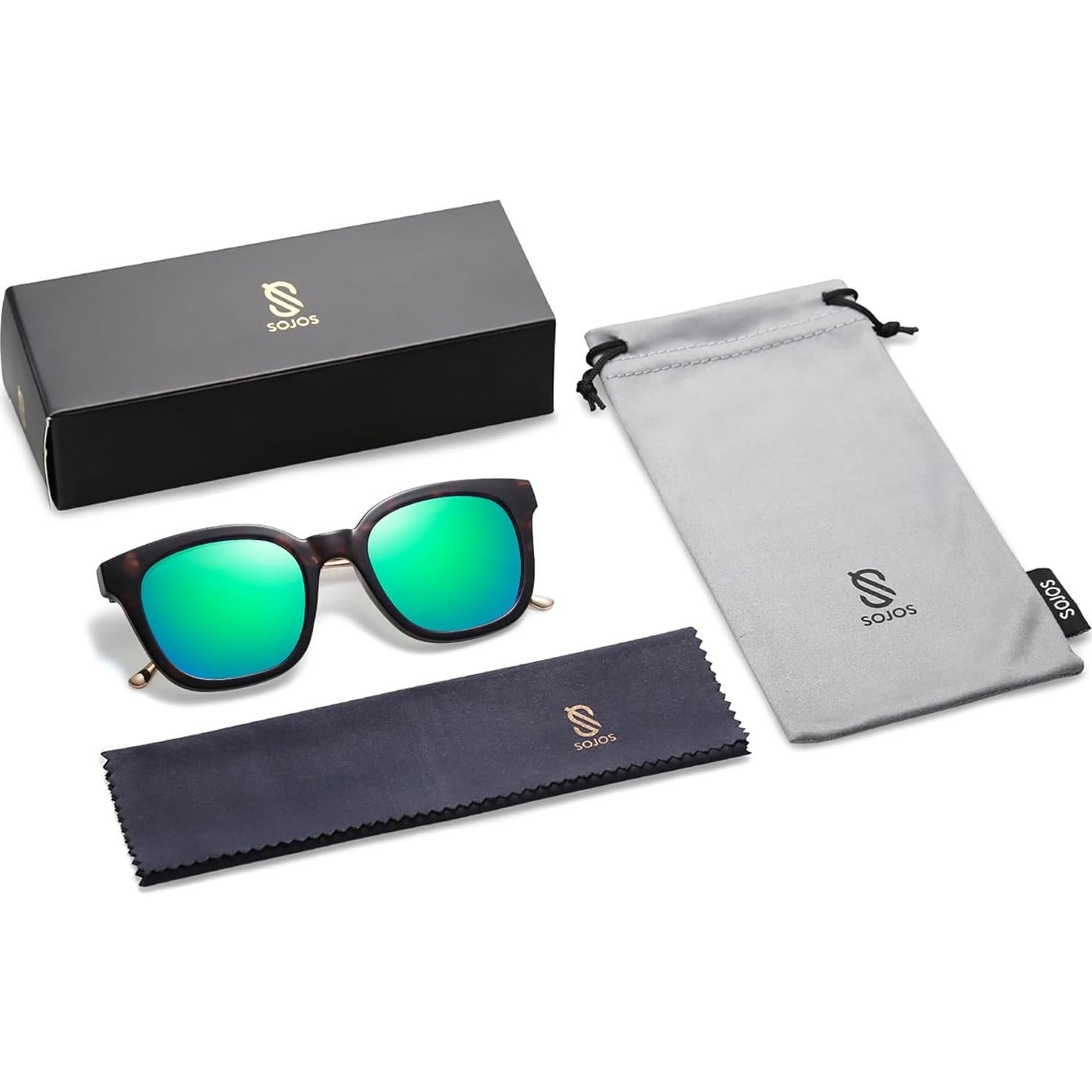 Gafas de Sol SOJOS Cuadradas Polarizadas UV400 SJ2050