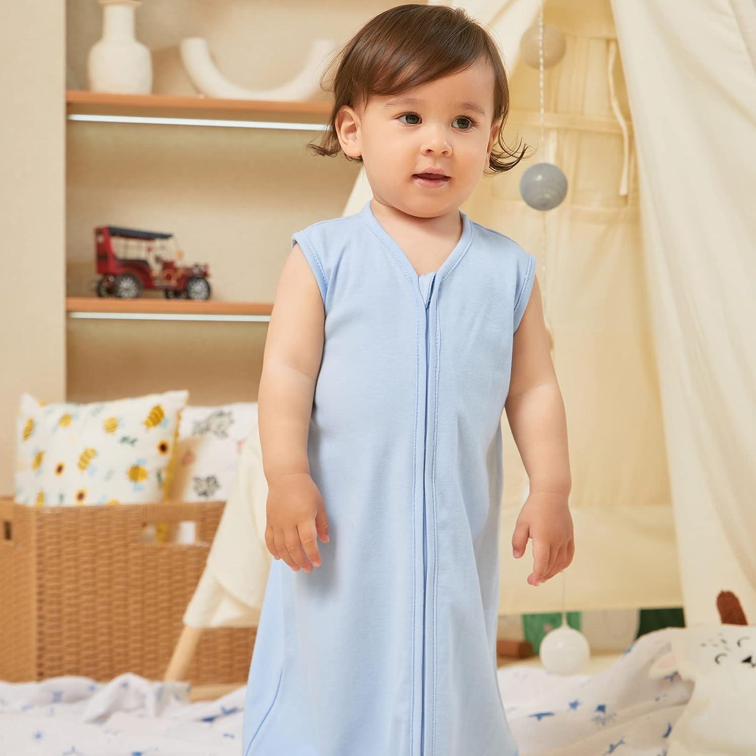 Saco de Sueño Algodón DaysU 0.5 TOG Azul para Bebés