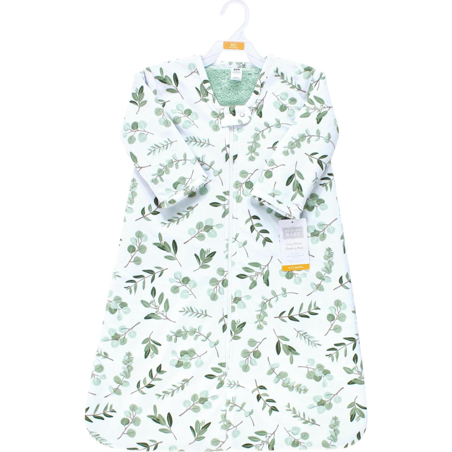 Saco de Dormir Hudson Baby de Piel Sintética 12-18 Meses Eucalipto