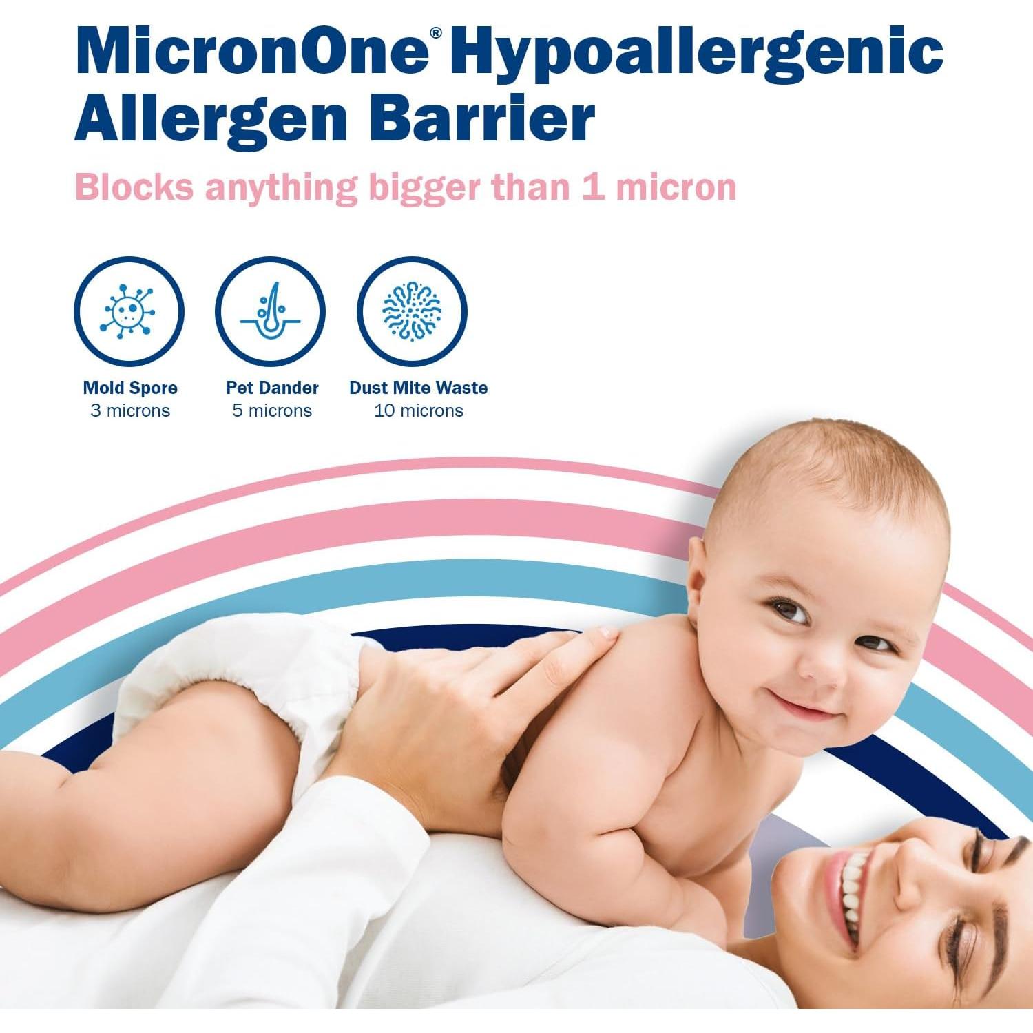 Protector de Colchón de Cuna CleanRest Ultra Acolchado Hipoalergénico