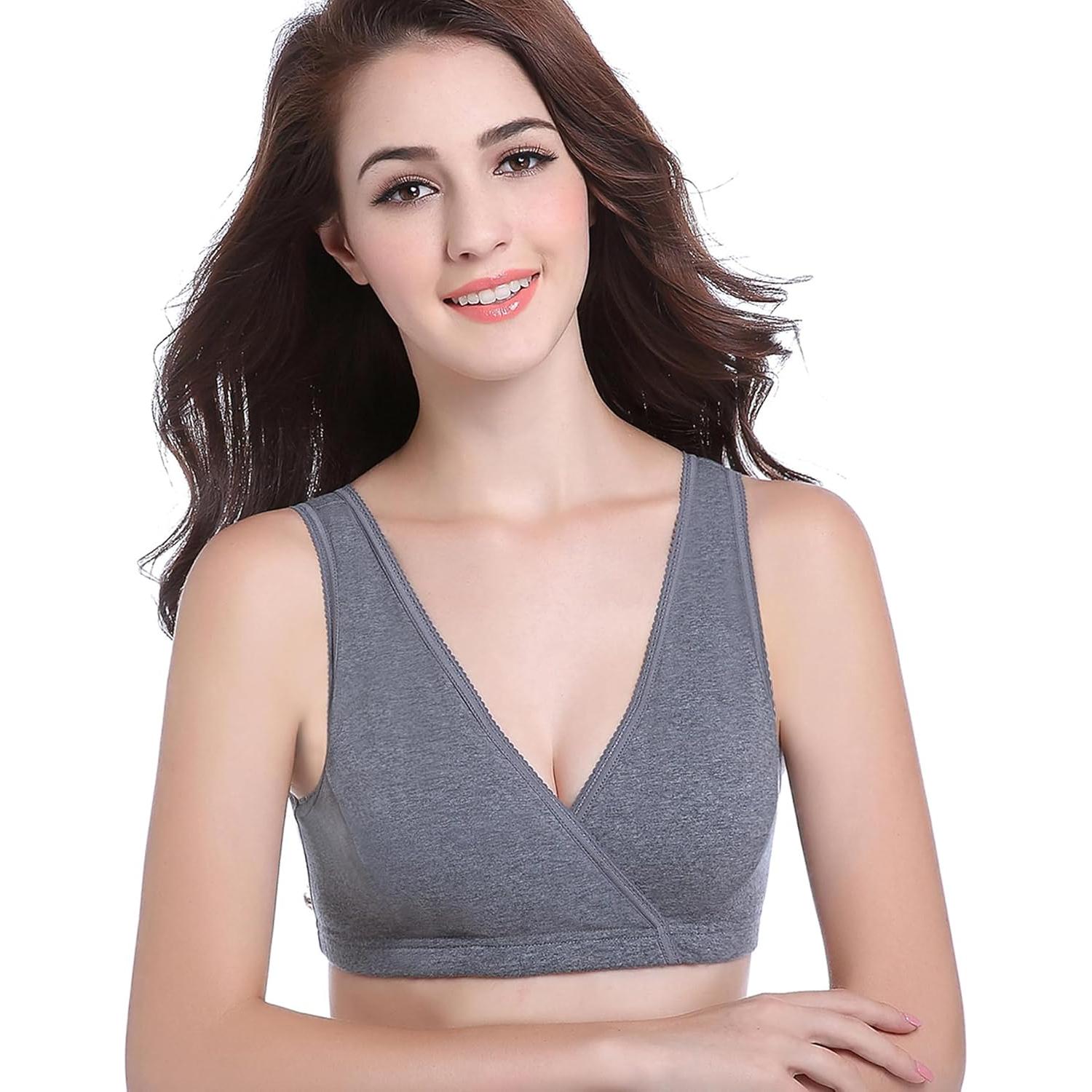 Sujetador de Maternidad CAKYE Bralette Algodón X-Large 3 Pack