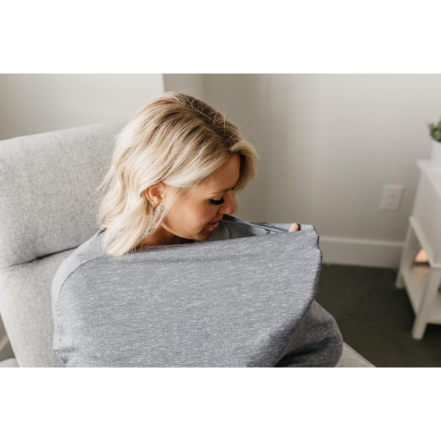 Cubierta Multiusos Copper Pearl Denim - Asiento de Auto, Lactancia