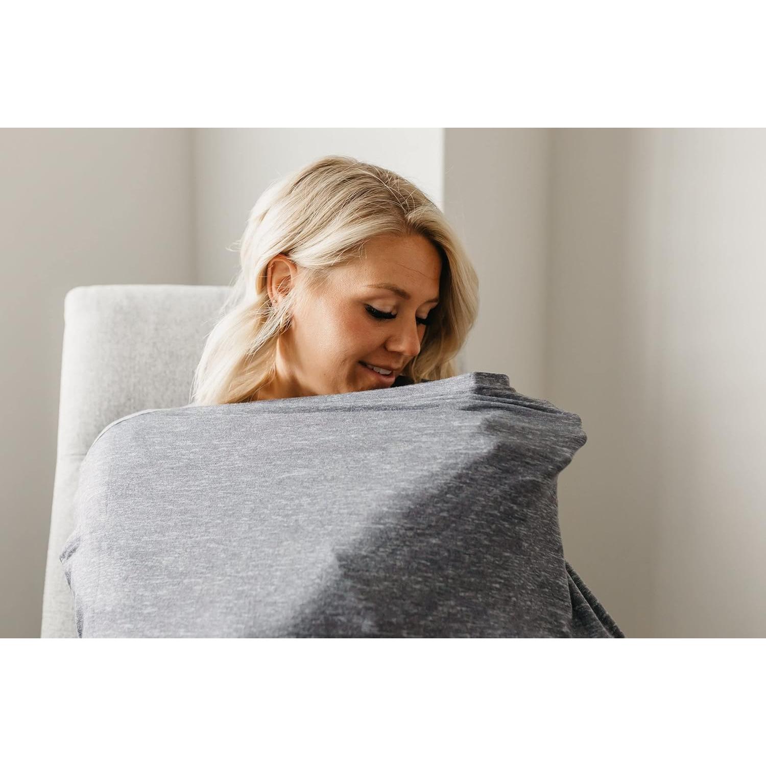 Cubierta Multiusos Copper Pearl Denim - Asiento de Auto, Lactancia