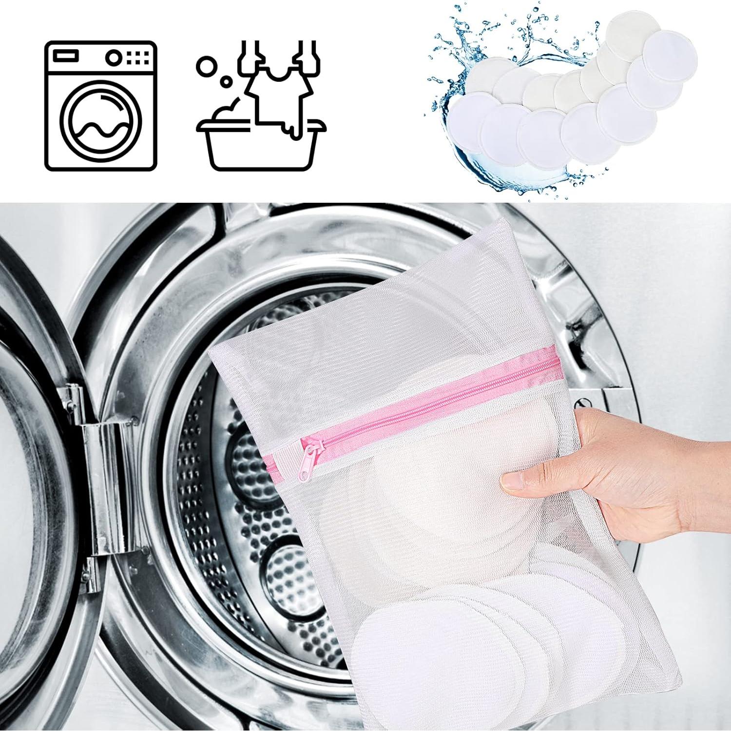 Almohadillas de Lactancia Lavables PHOGARY 14 Piezas Bambú 10 cm