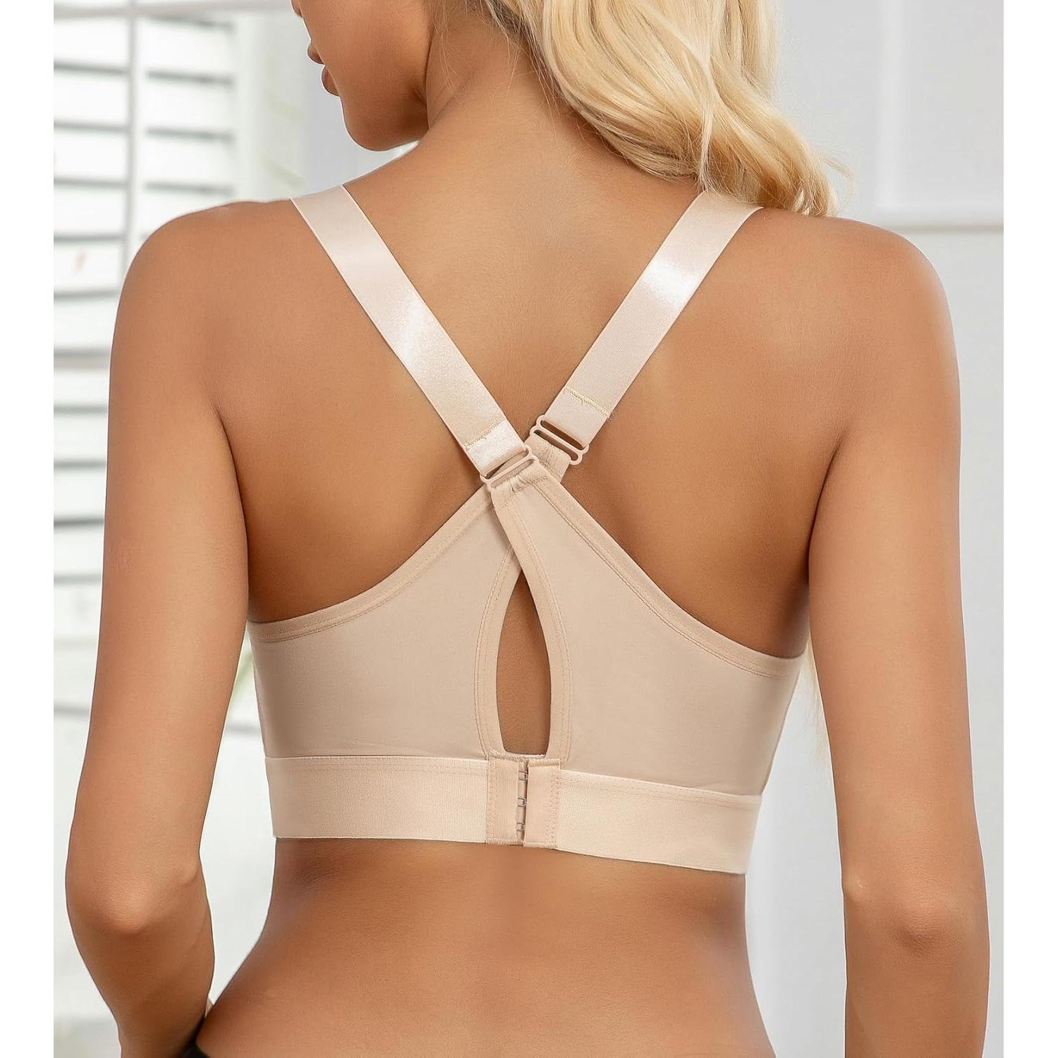 Sujetador de Lactancia Suekaphin Mediano Negro Gris Beige