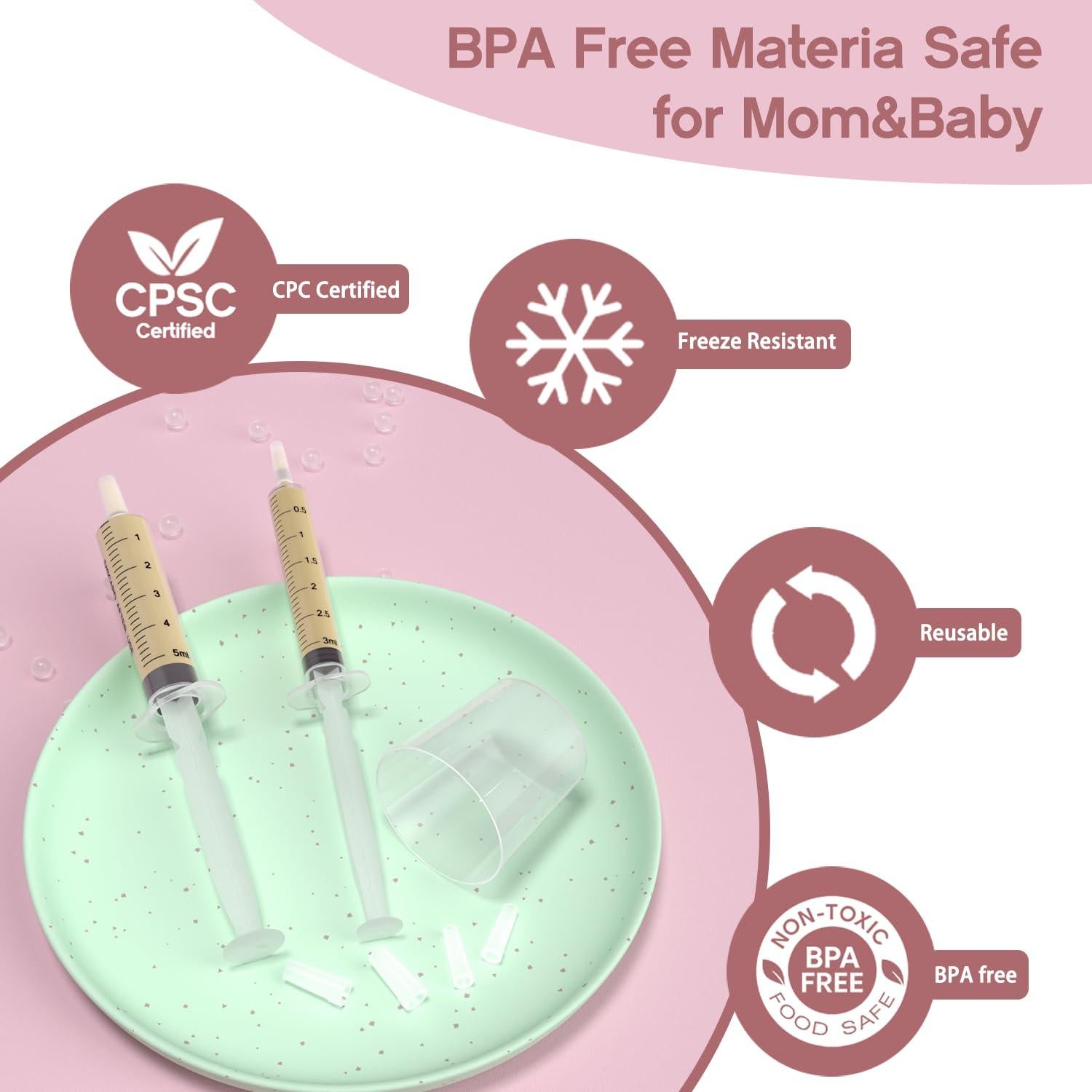 Kit Recolector de Calostro 60 Jeringas Estériles 1ml Cathill