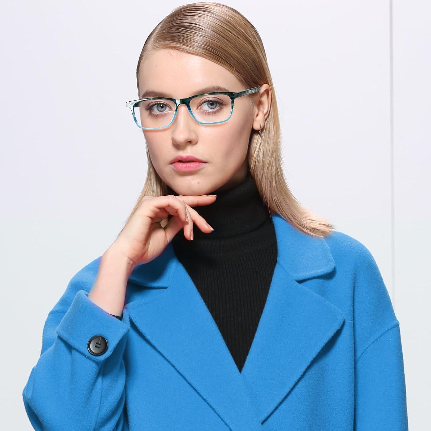 Gafas de Lectura JOSCHOO 5 Paquetes Anti Luz Azul 1.0x