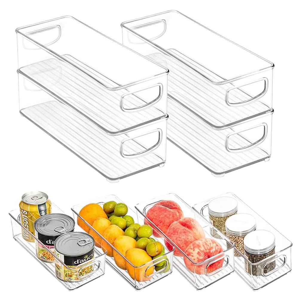 Contenedor de Almacenamiento Apilable mDesign - 4 Unidades 16L