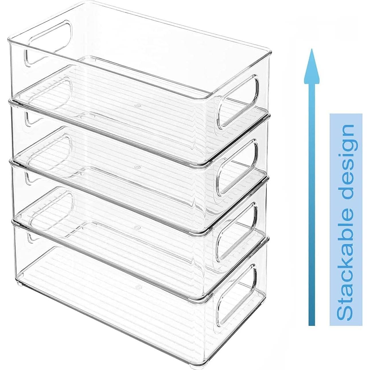 Contenedor de Almacenamiento Apilable mDesign - 4 Unidades 16L