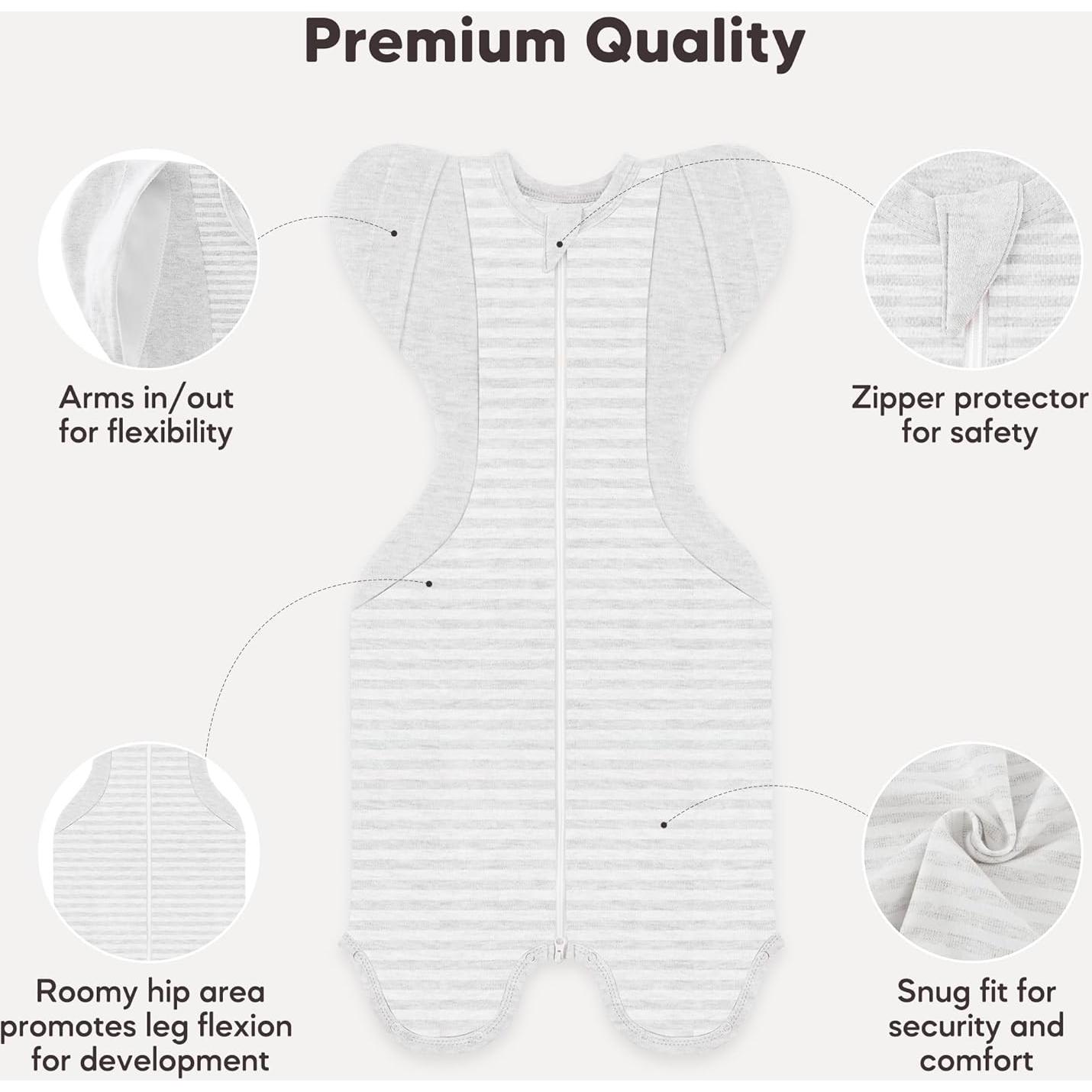 Saco de Sueño Susurration para Bebés 3-6 Meses Algodón