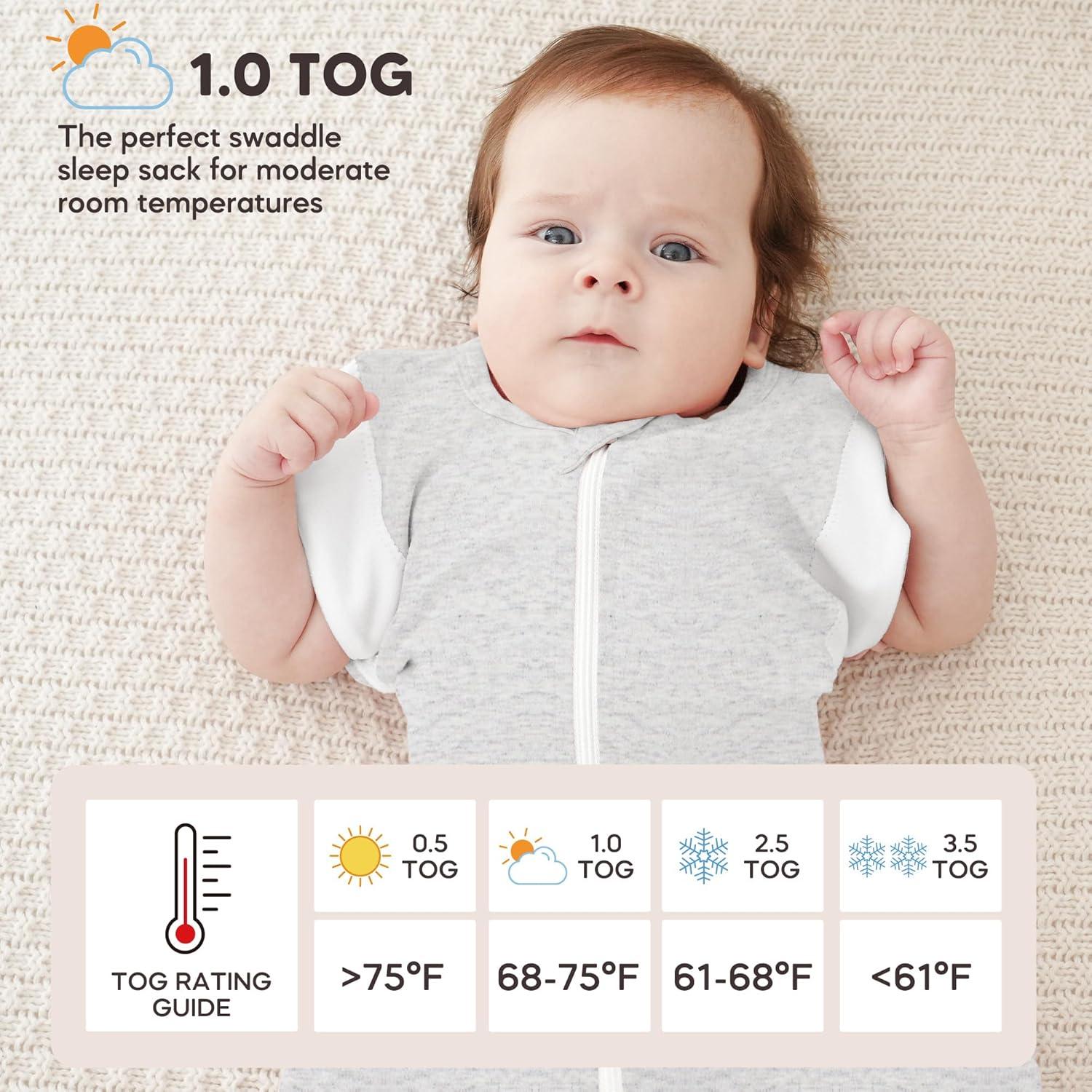 Saco de Sueño Susurration para Bebés 3-6 Meses Algodón