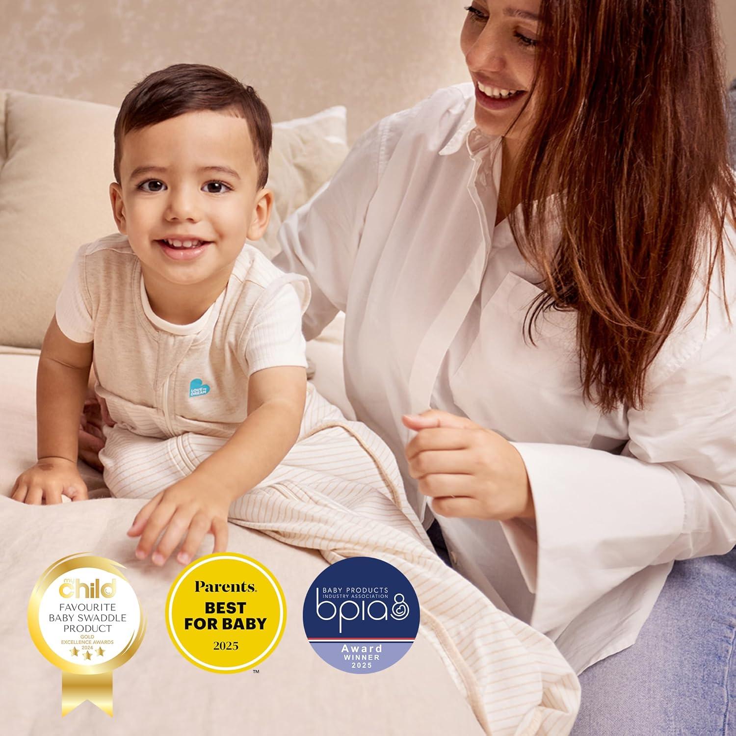 Saco de Sueño Love to Dream 1.0 TOG Manga Larga Rosa 18-36 meses