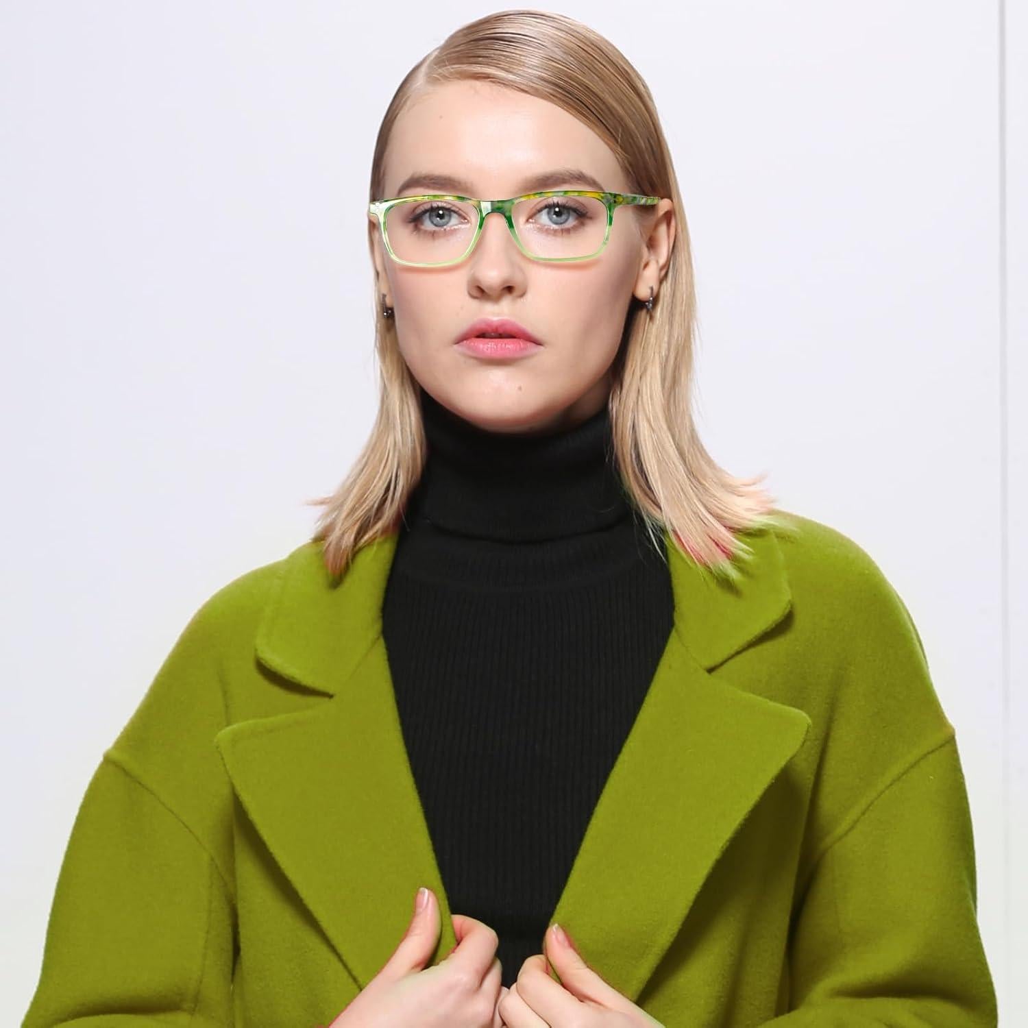 Gafas de Lectura JOSCHOO 5 Paquetes 0.5x Anti Luz Azul