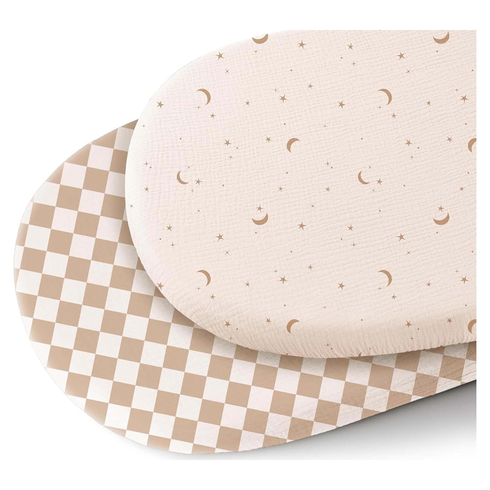 Sábanas de Muselina para Cuna Konssy 100% Algodón 2 Piezas