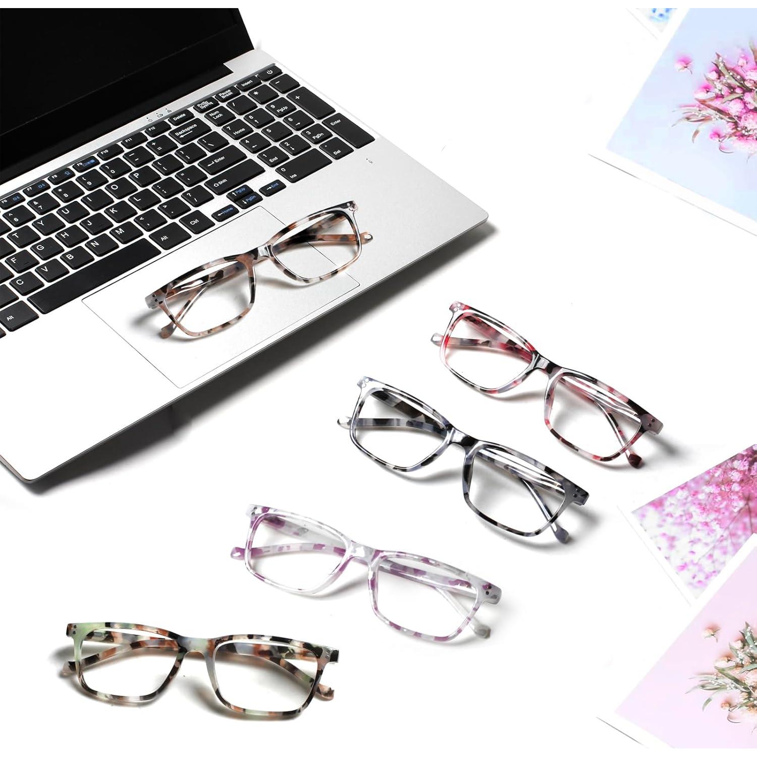 Gafas de lectura JOSCHOO 5 Pack con protección luz azul