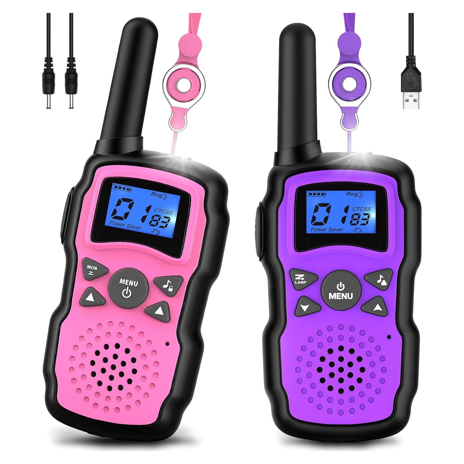 Walkie Talkies WisHouse Niños Recargables con Linterna
