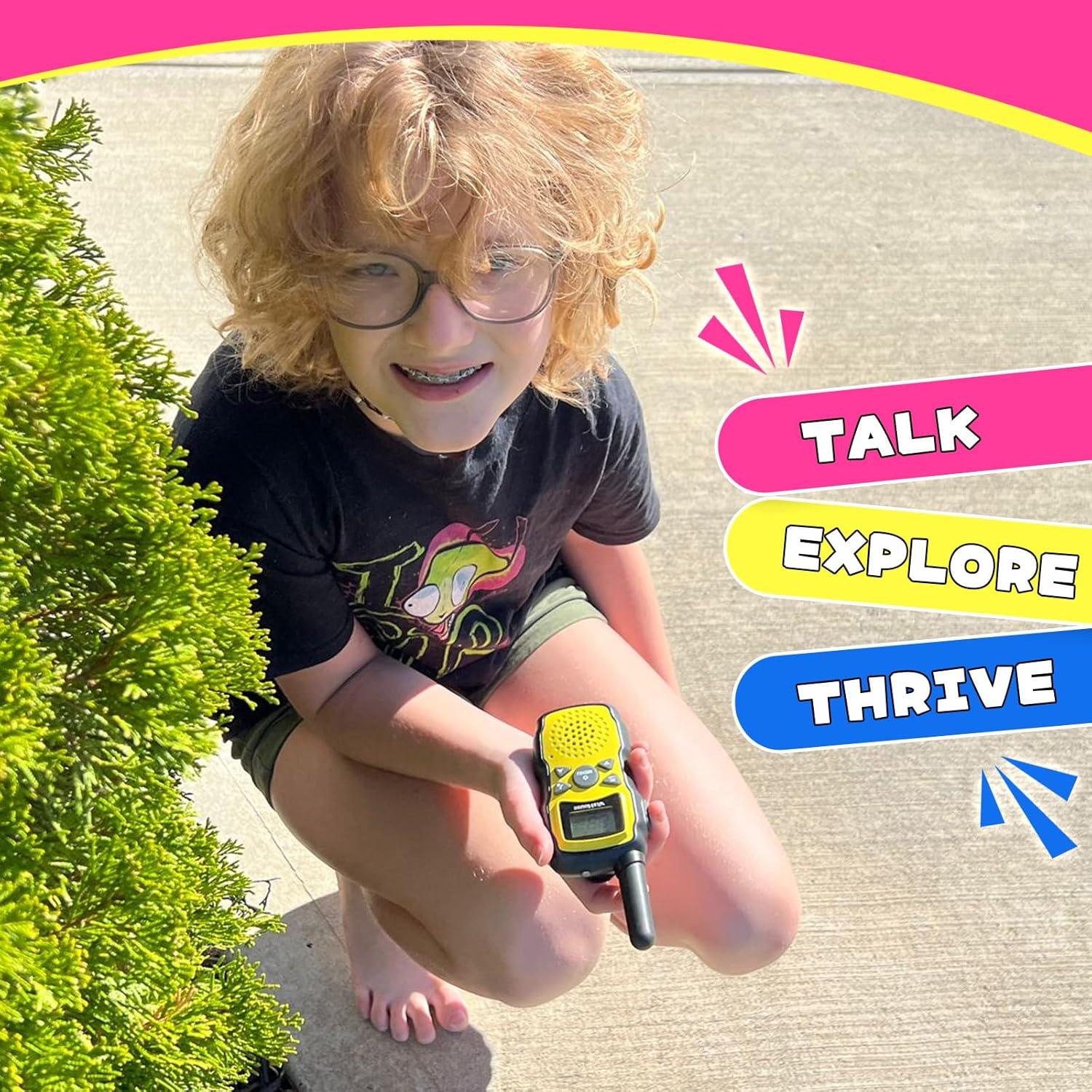 Walkie Talkies WisHouse Niños Recargables con Linterna