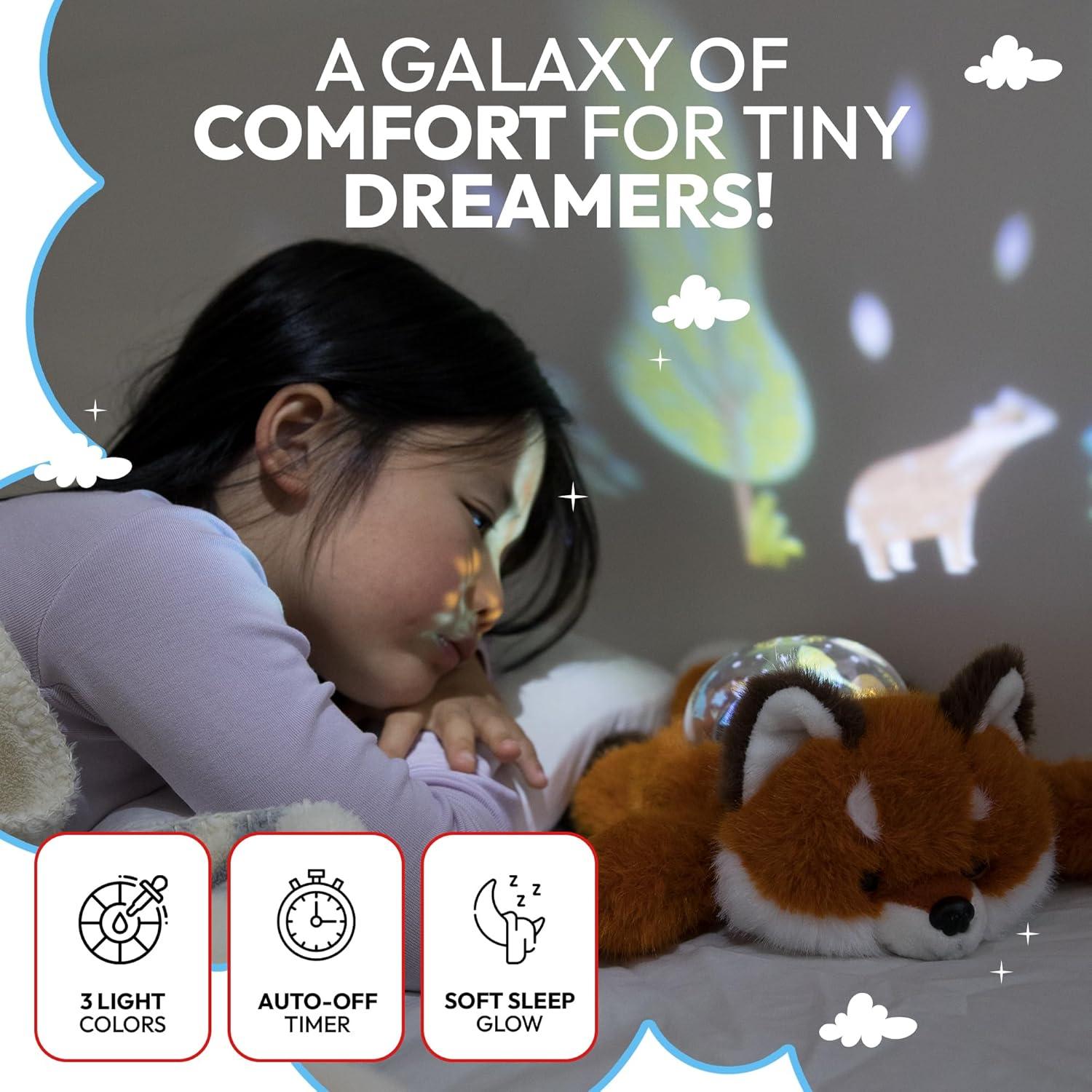 Sound Sleepers Fox - Luz Nocturna y Proyector para Bebés