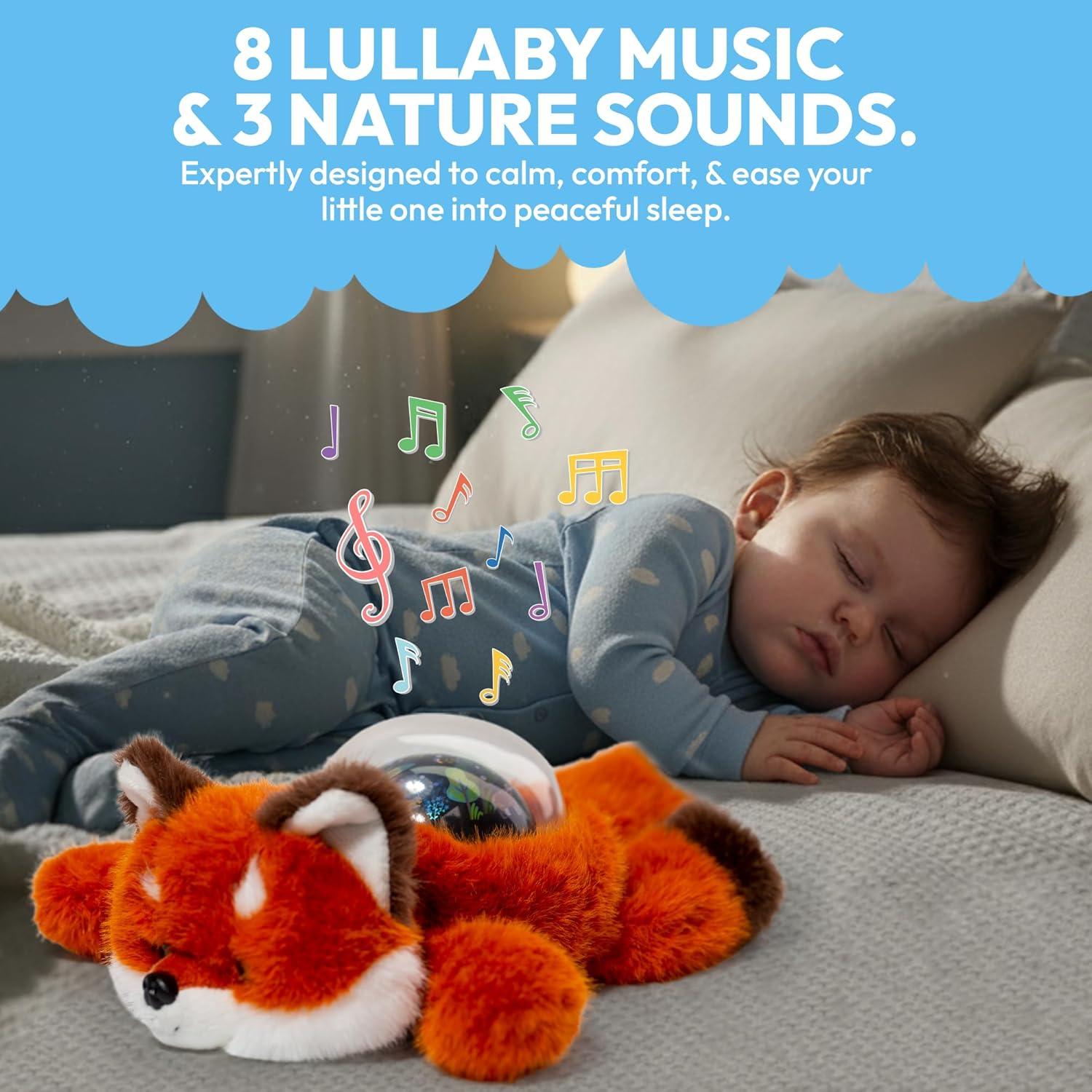 Sound Sleepers Fox - Luz Nocturna y Proyector para Bebés