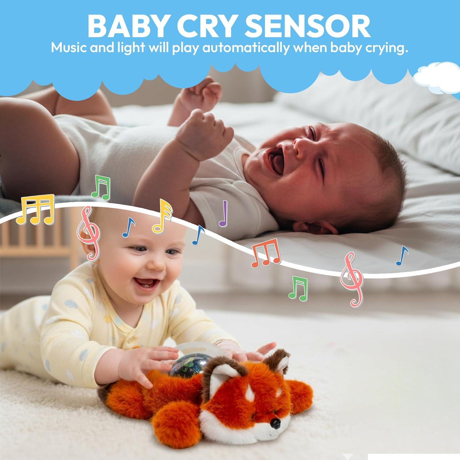 Sound Sleepers Fox - Luz Nocturna y Proyector para Bebés