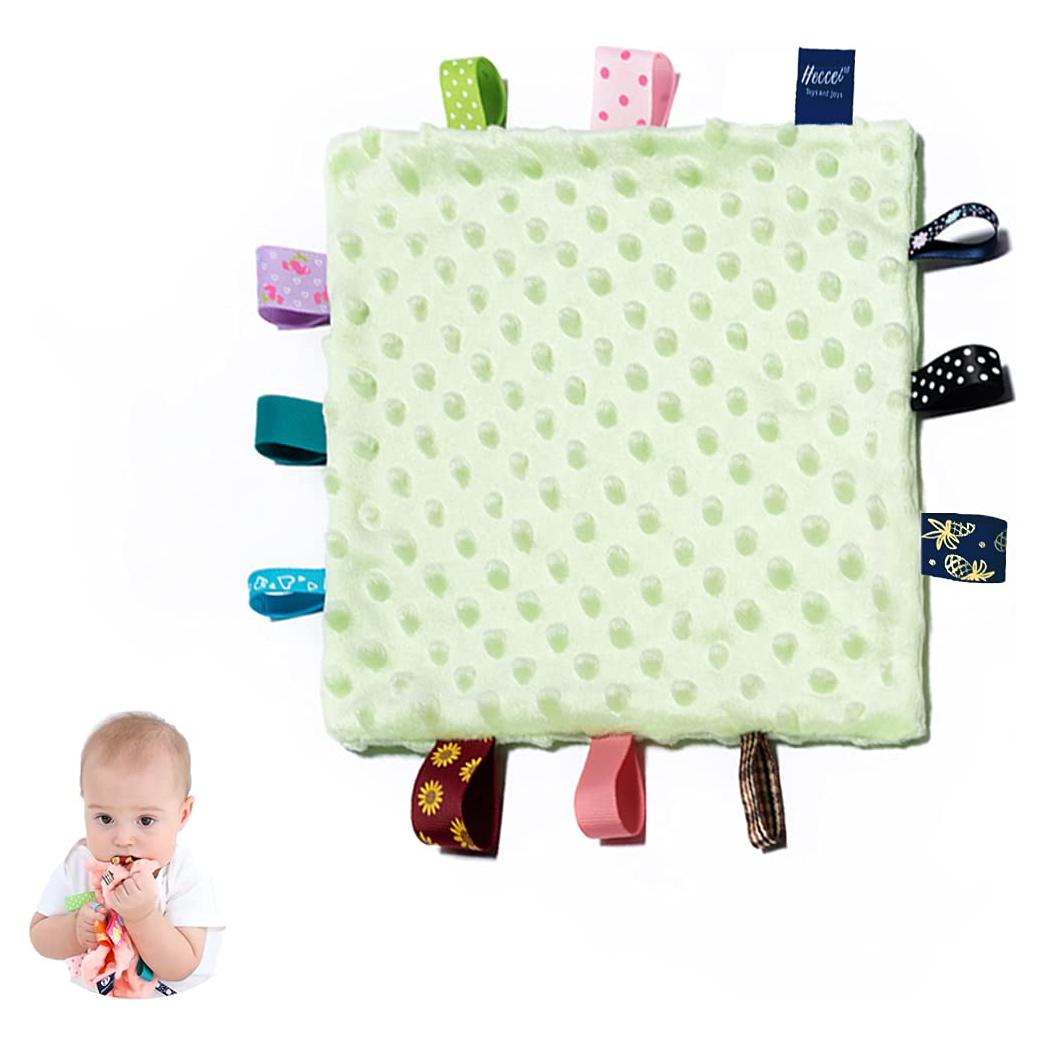 Manta de Seguridad para Bebés HECCEI Verde 25.4x25.4cm