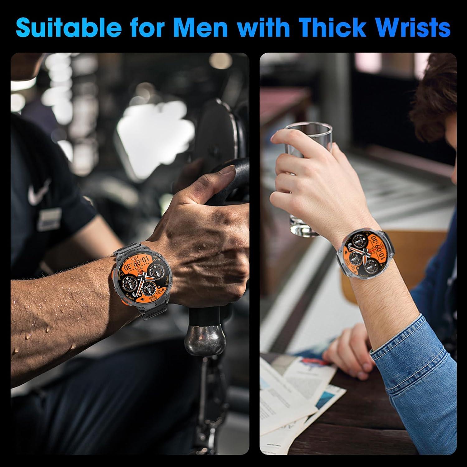 Reloj Inteligente Militar Mingwear K68 1.85" Pantalla HD