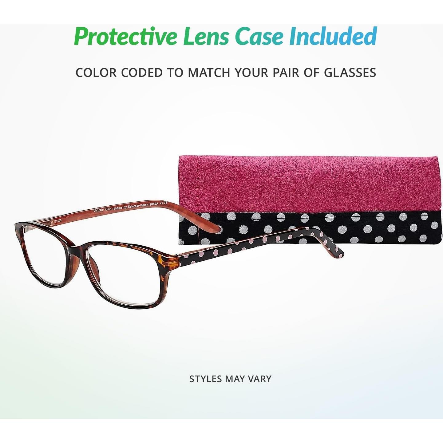 Gafas de Lectura SAV VK Couture E9082 Rosa 2.75x Lentes de Moda