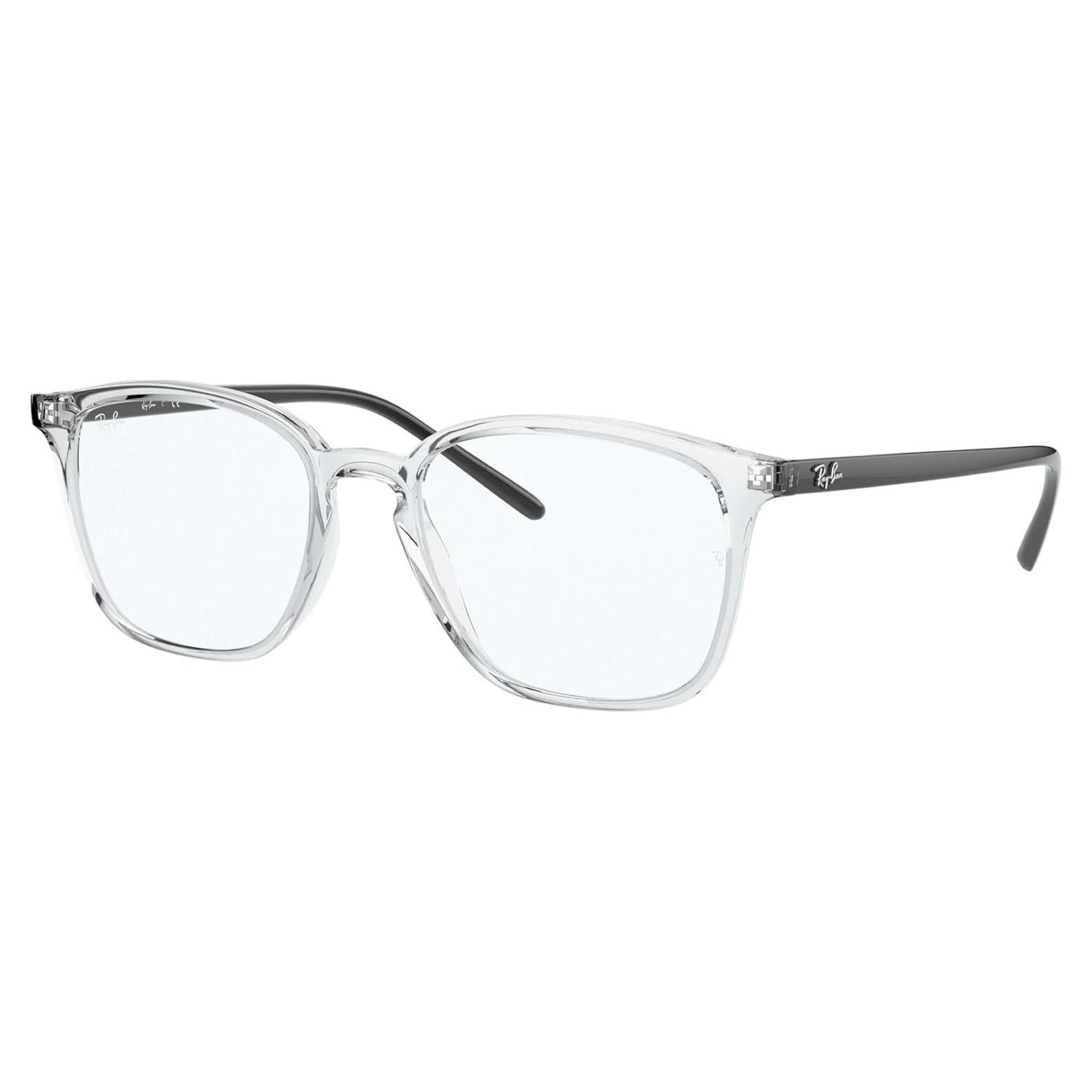 Gafas Recetadas Ray-Ban RX7185 Cuadradas 52mm Transparentes