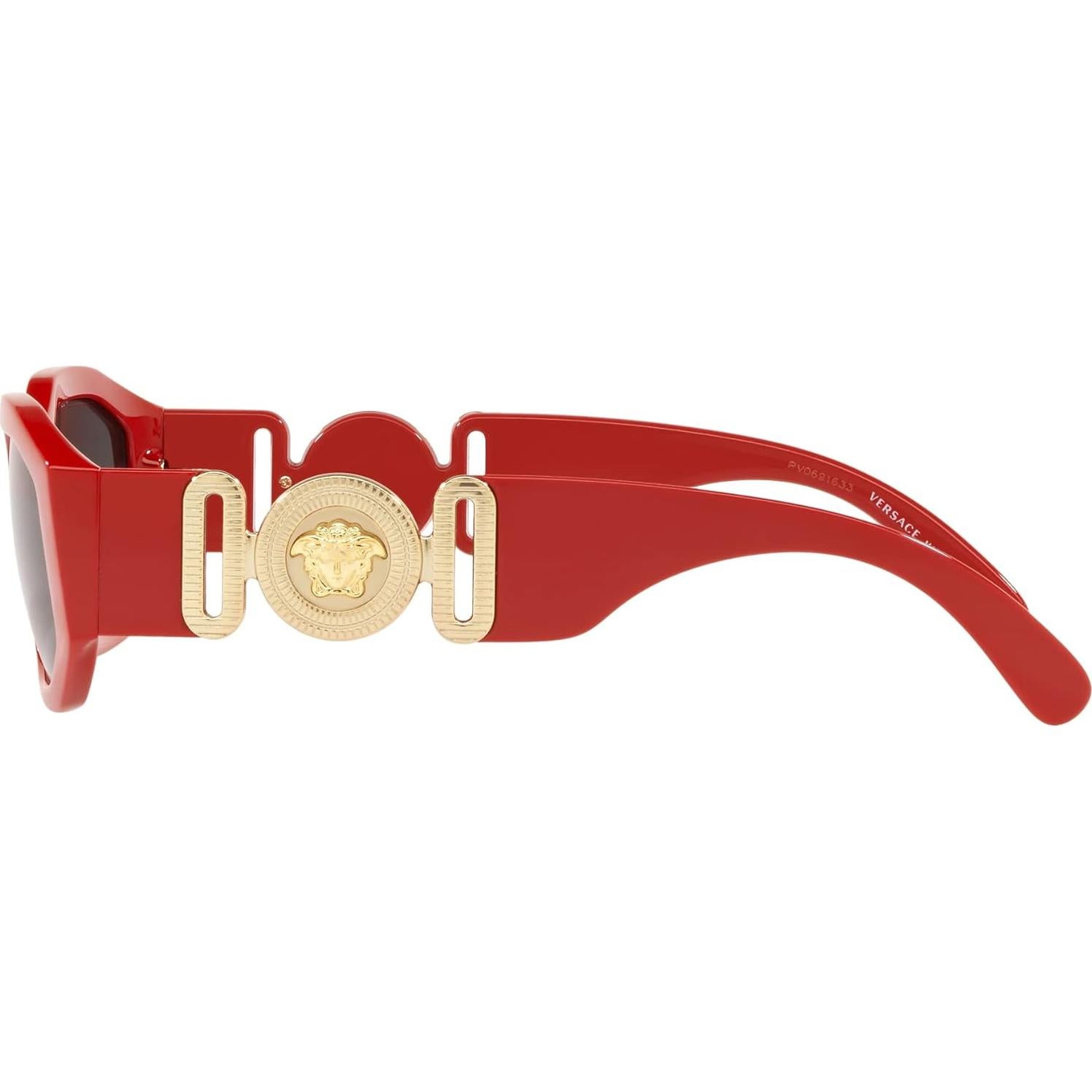 Gafas de sol Versace Hombre Marco Negro Lentes Grises 53mm