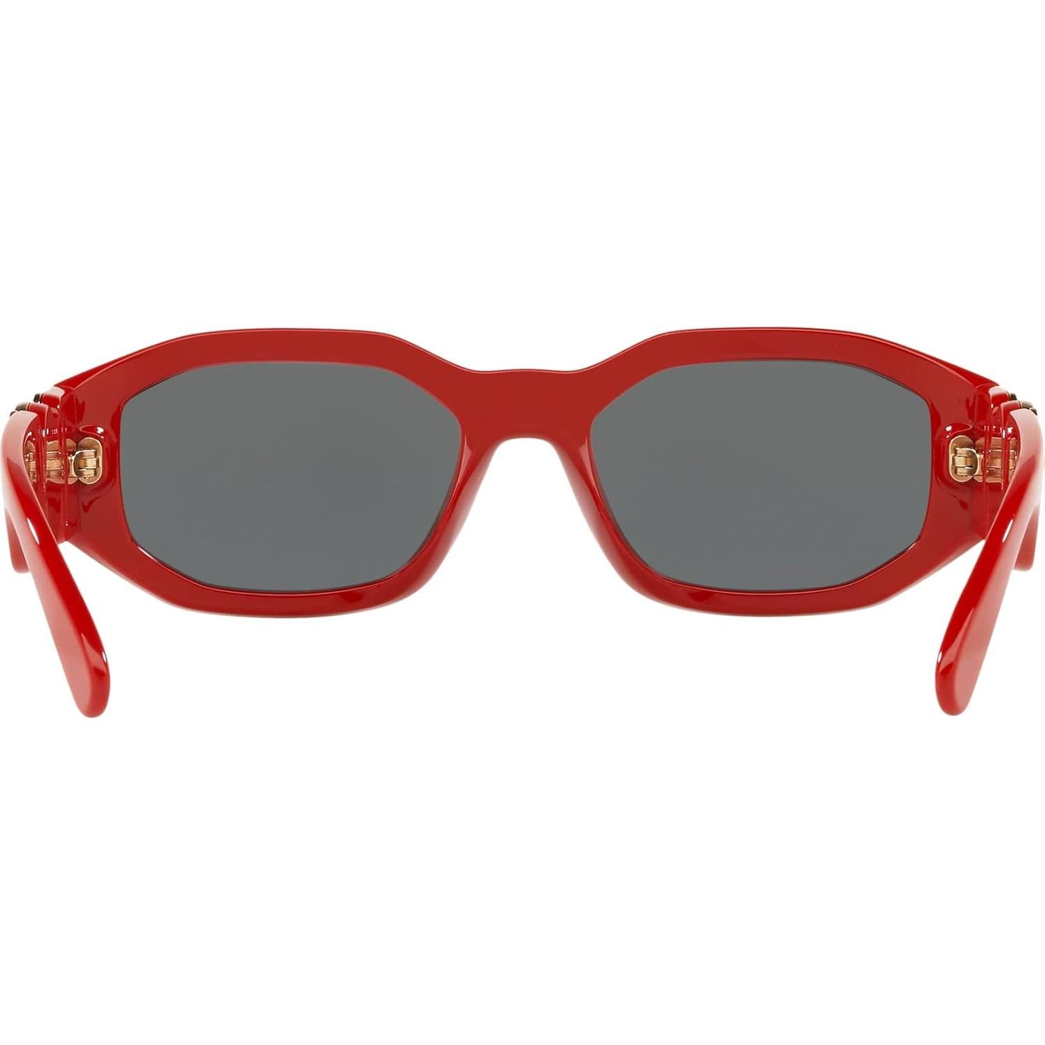 Gafas de sol Versace Hombre Marco Negro Lentes Grises 53mm