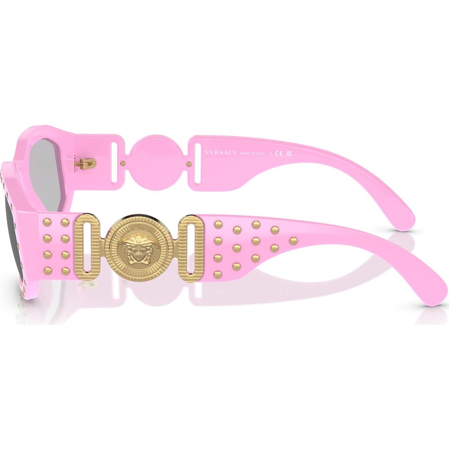 Gafas de sol Versace Hombre Marco Negro Lentes Grises 53mm