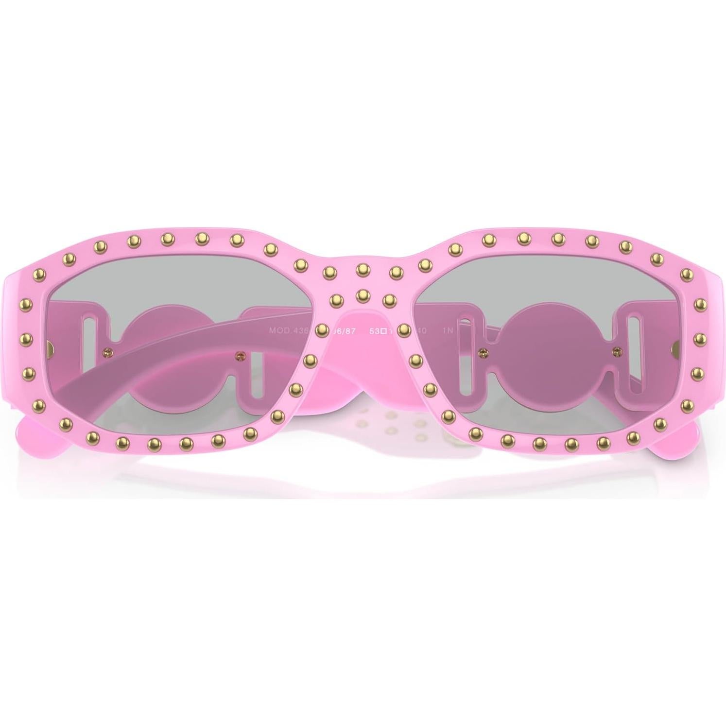 Gafas de sol Versace Hombre Marco Negro Lentes Grises 53mm