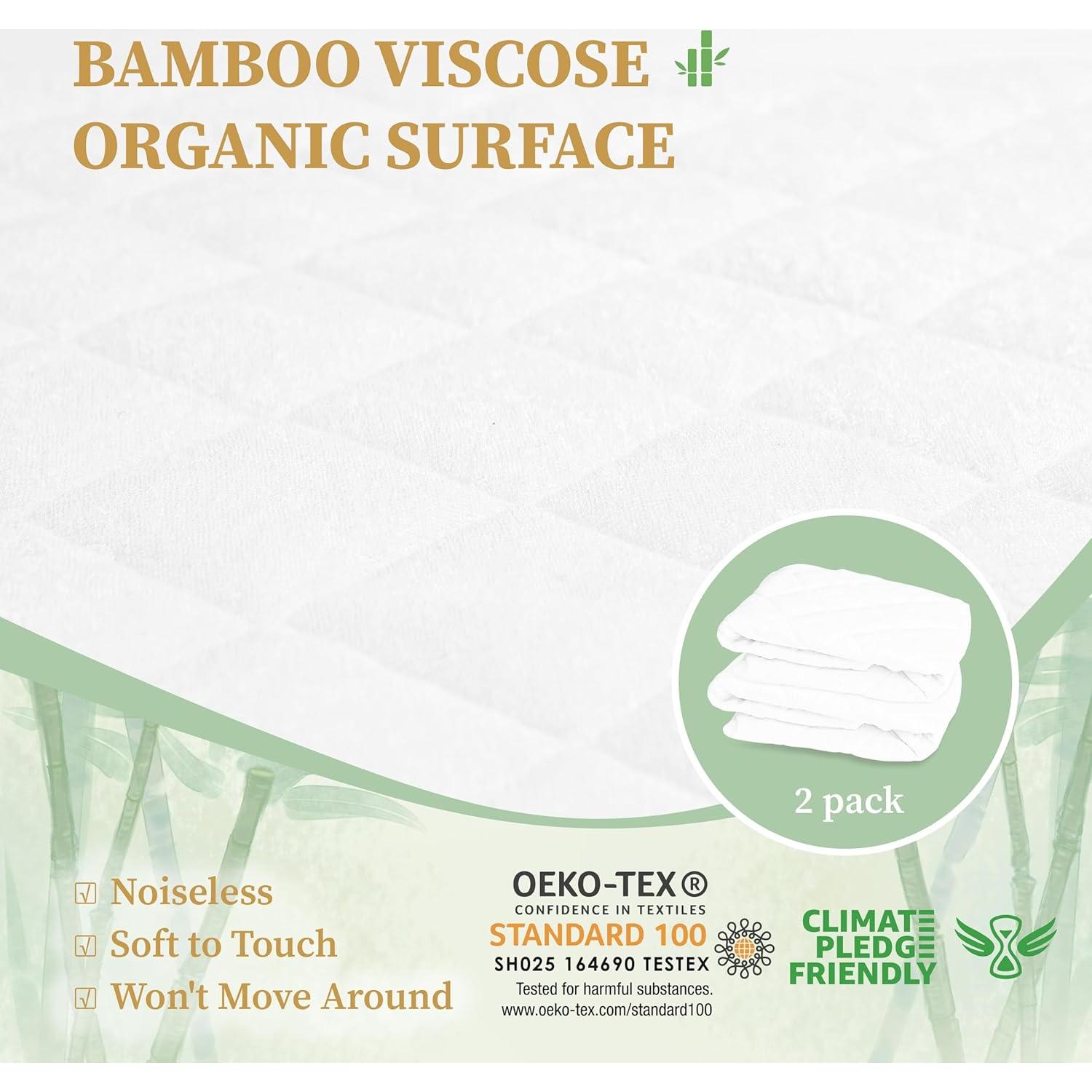 Protector de Colchón para Cuna Safe and Sound 2 Paquetes 71x132 cm