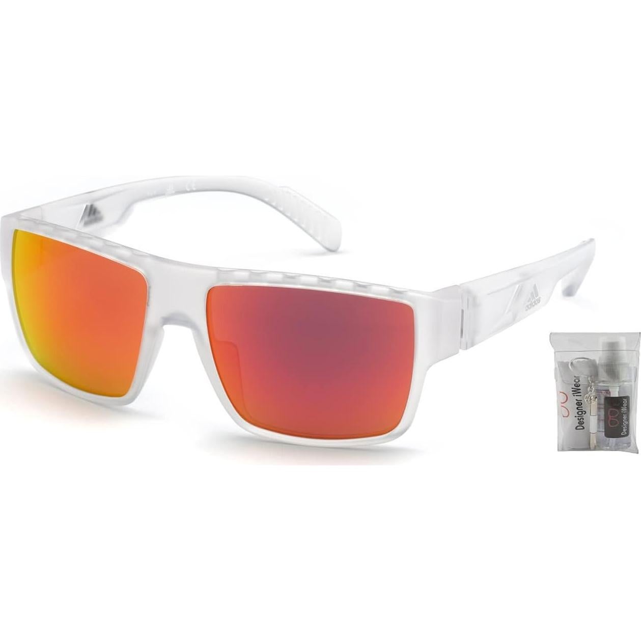 Gafas de Sol Rectangulares Adidas SP0006 para Hombres + Kit iWear