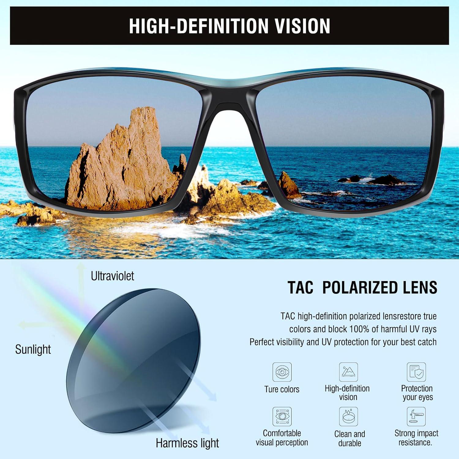 Gafas de sol deportivas DUCO polarizadas UV400 para hombres