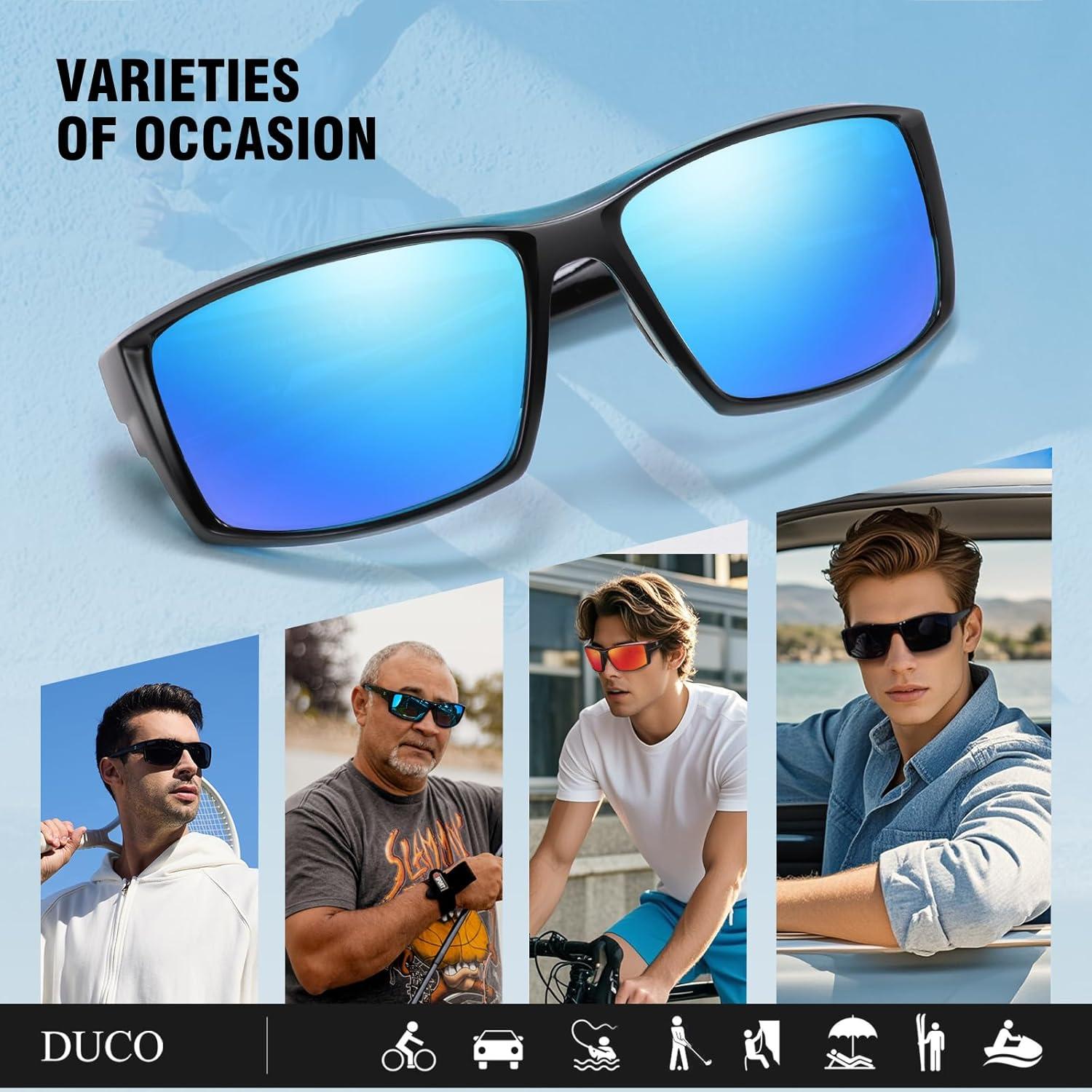 Gafas de sol deportivas DUCO polarizadas UV400 para hombres