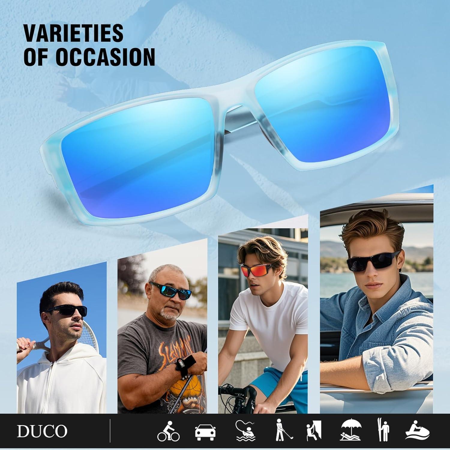 Gafas de sol deportivas DUCO UV400 para hombres y mujeres