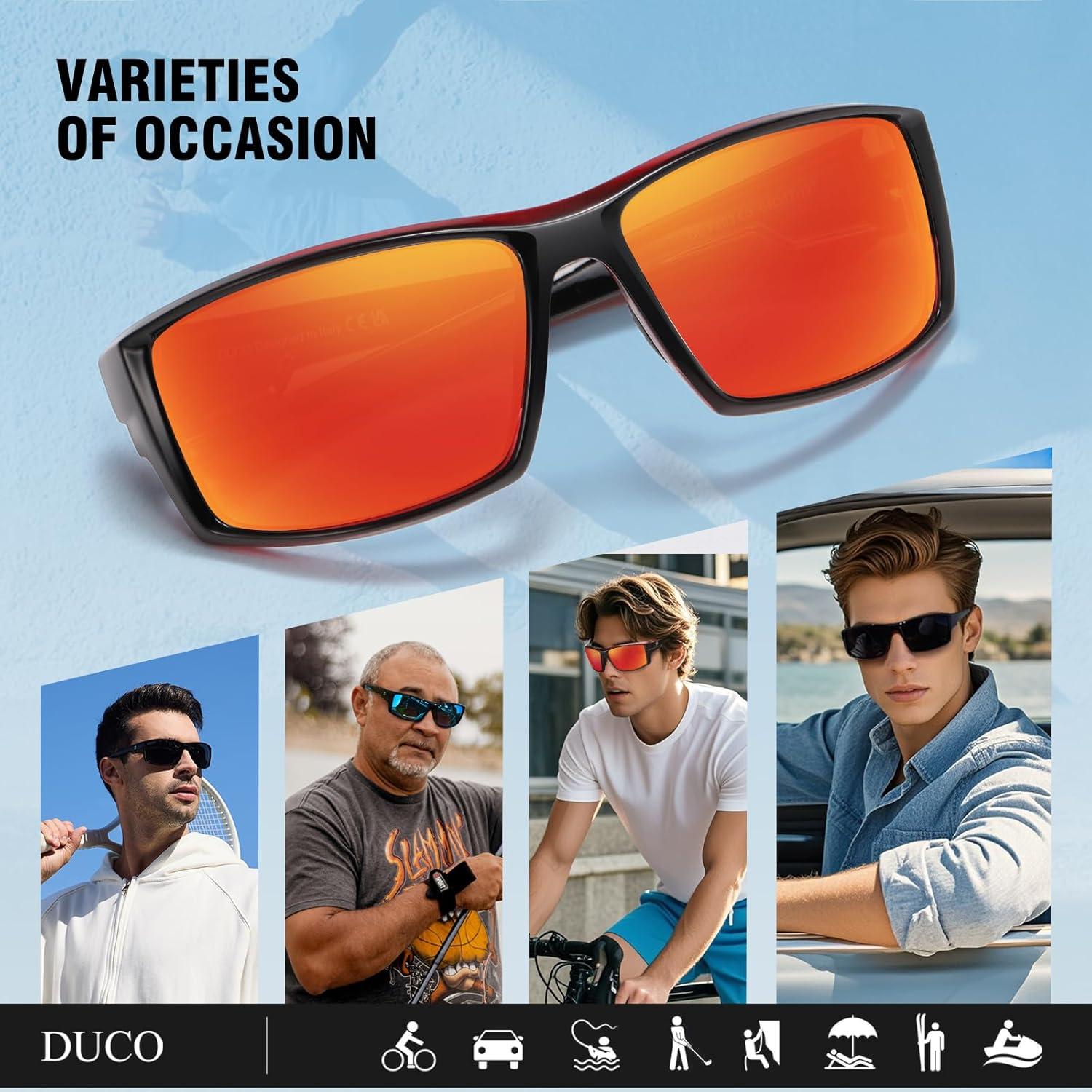 Gafas de sol deportivas DUCO UV400 para hombres y mujeres