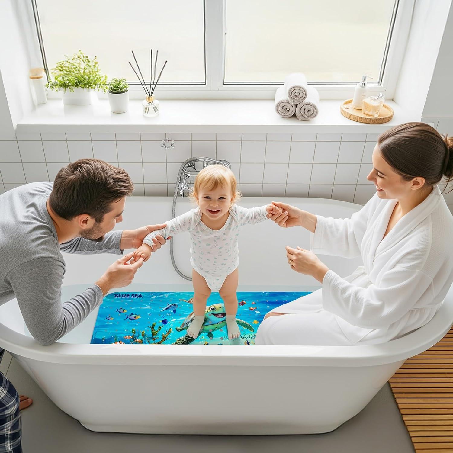 Alfombrilla de Baño Antideslizante Elisstaence Tortuga 101.6x40.6cm